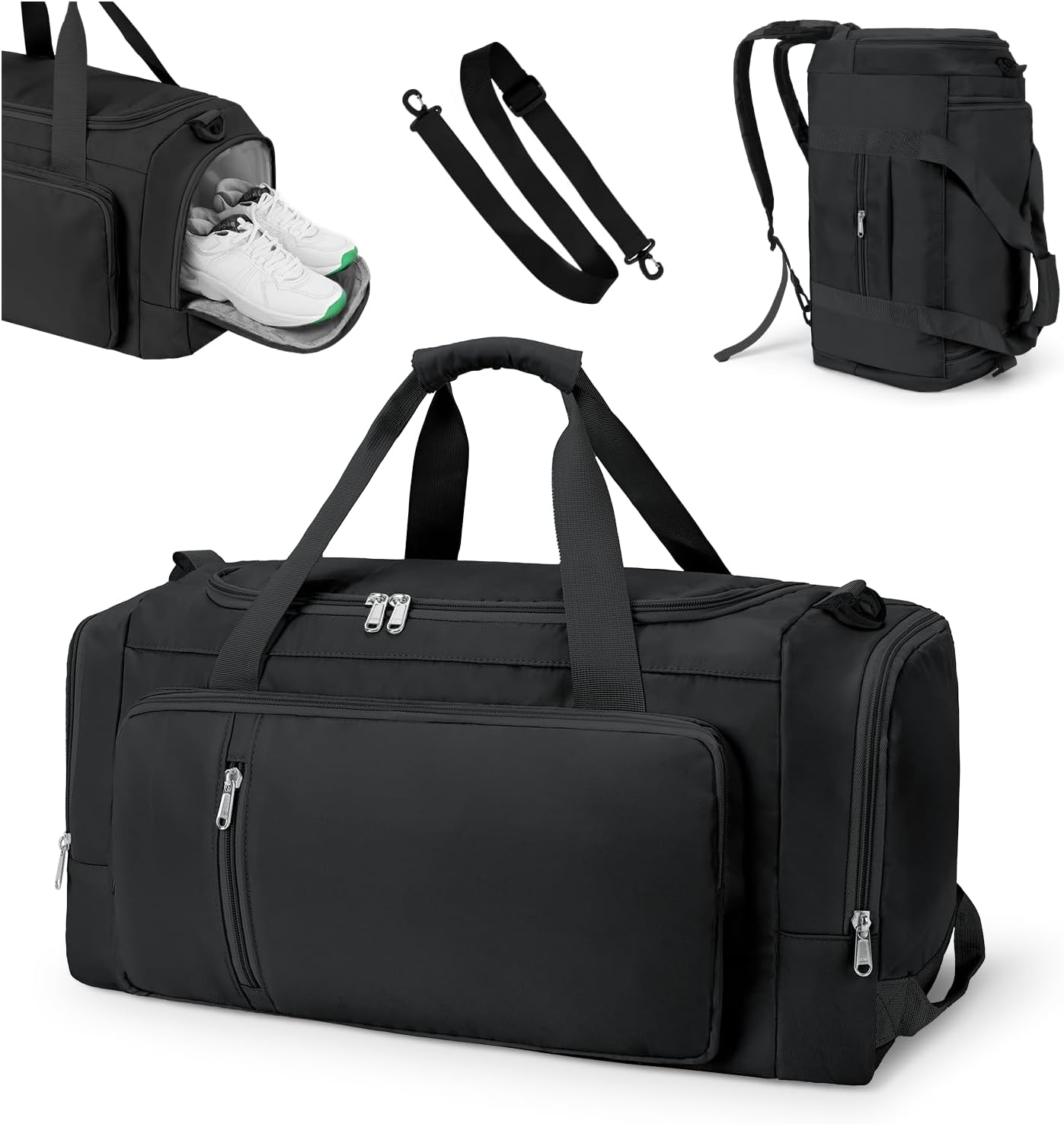 Thumbnail 2 de CS COSDDI Sports Gym Duffle Bag with Shoe Compartment