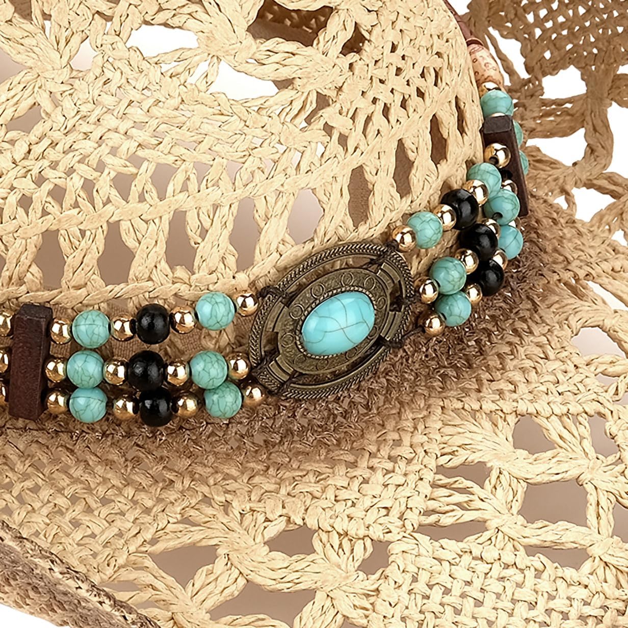 Thumbnail 2 de Foeran Straw Cowboy Hat