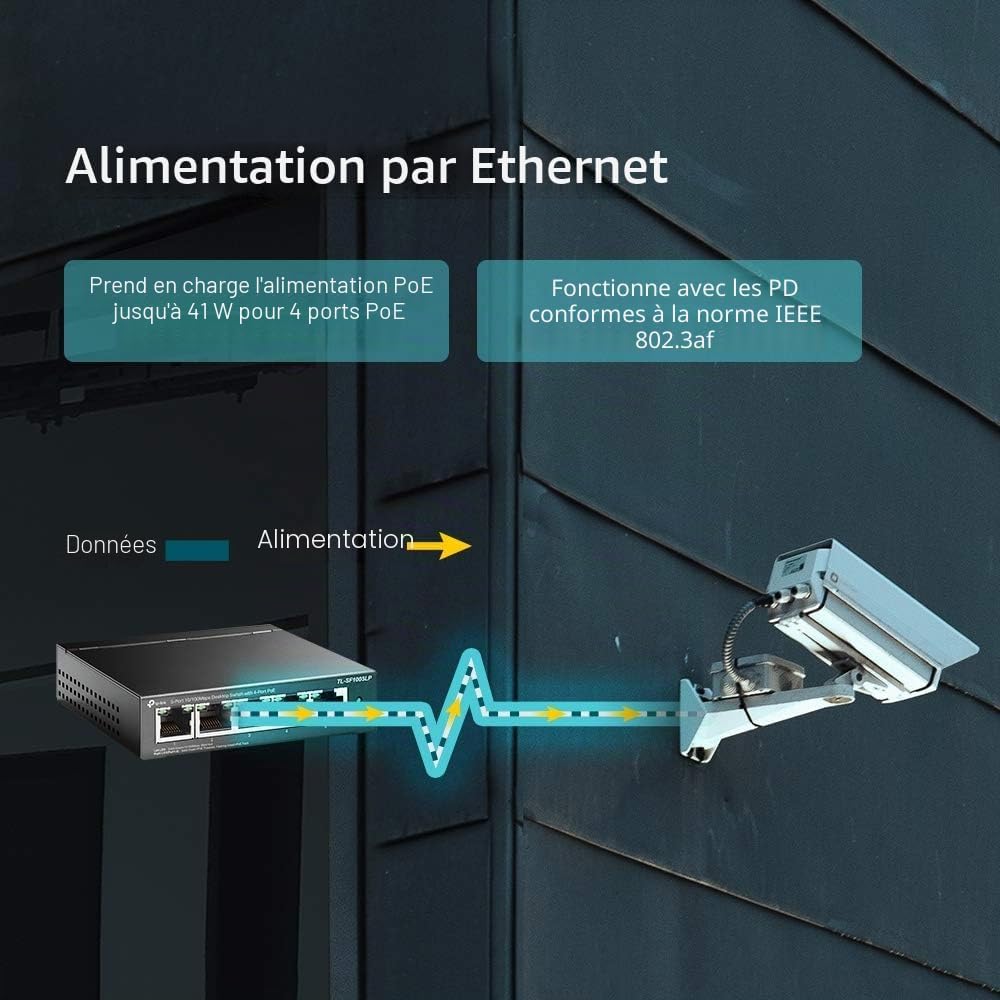 Thumbnail 2 de TP-Link TL-SF1005LP: Switch PoE 5 ports, idéal pour PME et bureaux à domicile