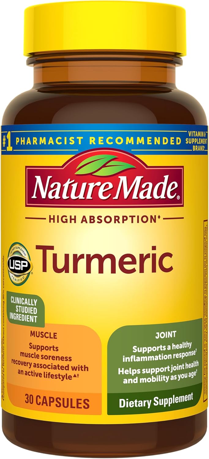Detalle de Nature Made Turmeric Supplement, 30 Capsules