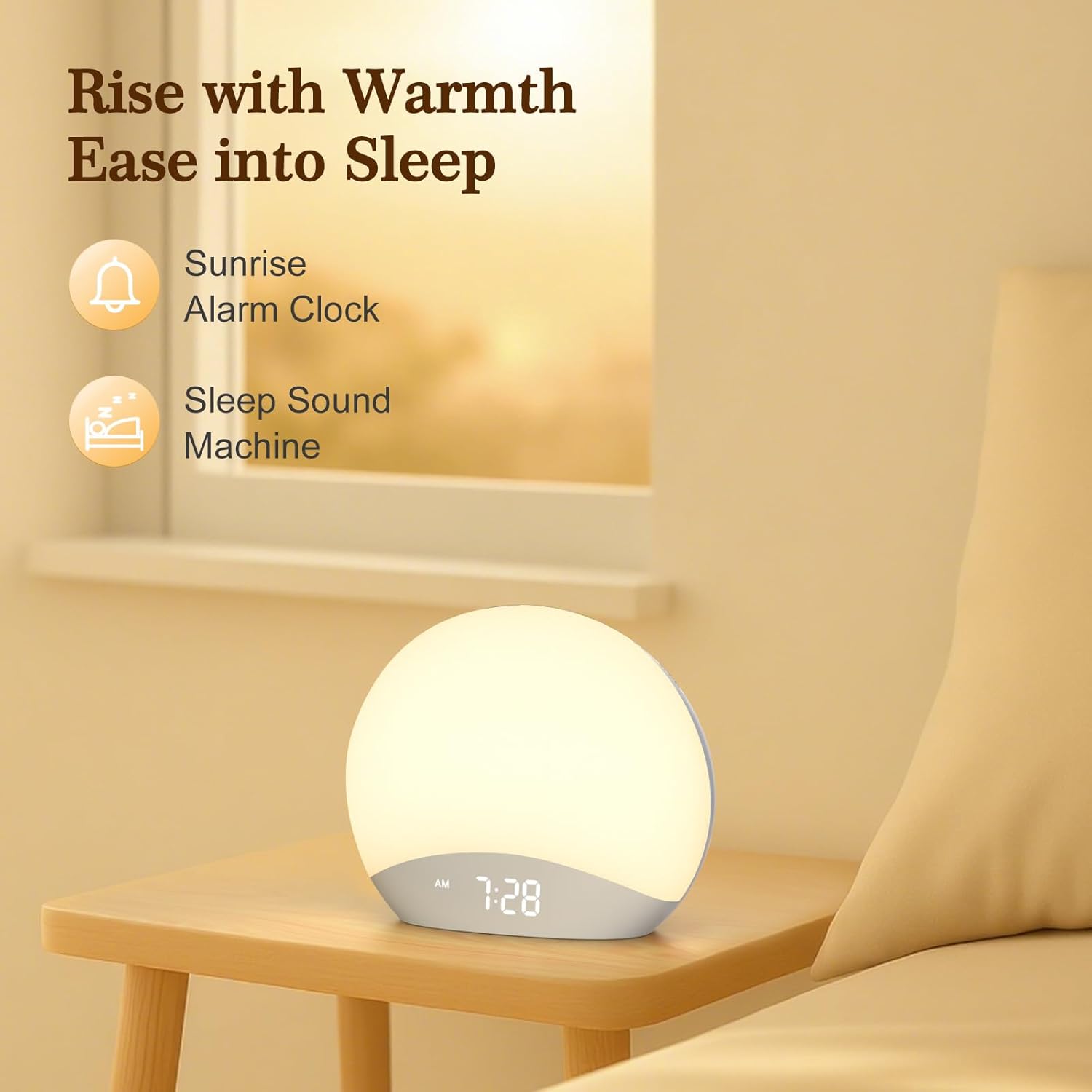 Thumbnail 1 de REACHER Sunrise Alarm Clock 26 sounds