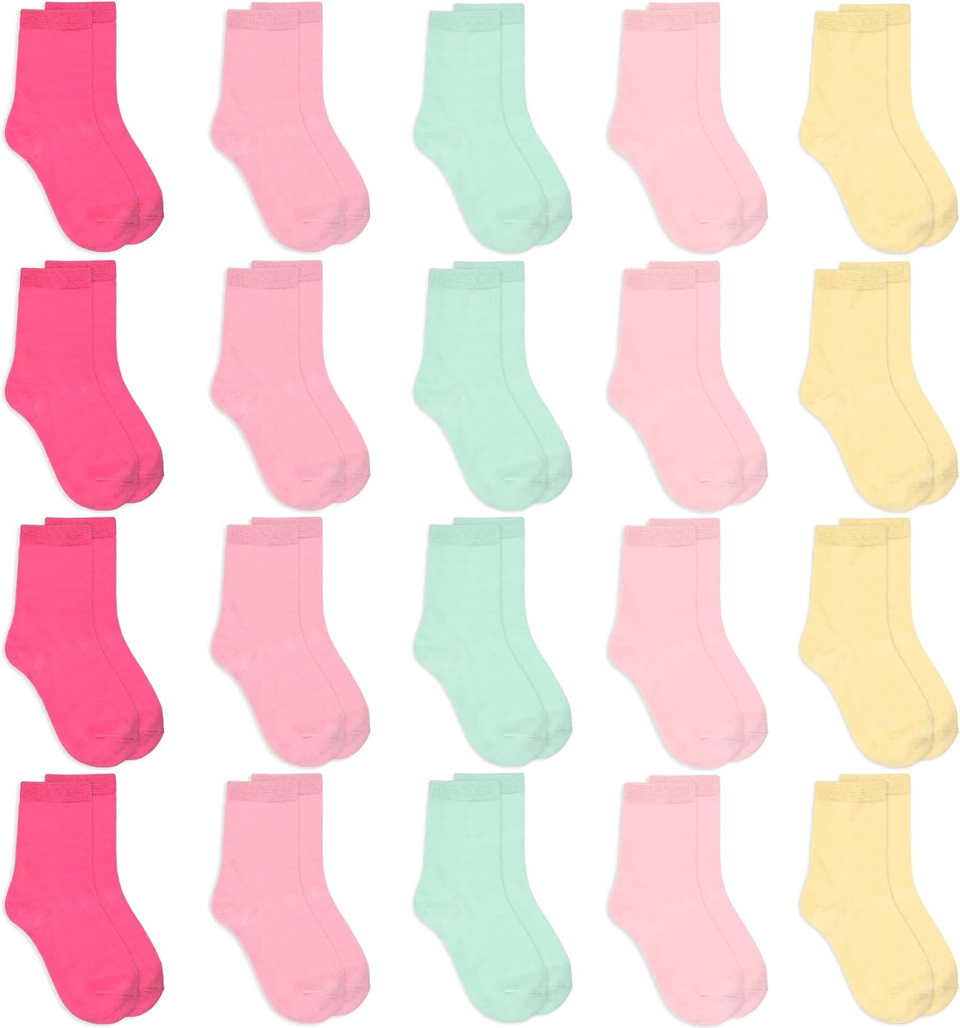 Detalle de GENTABY Toddler Girls Socks 20 Pairs Size 5-6