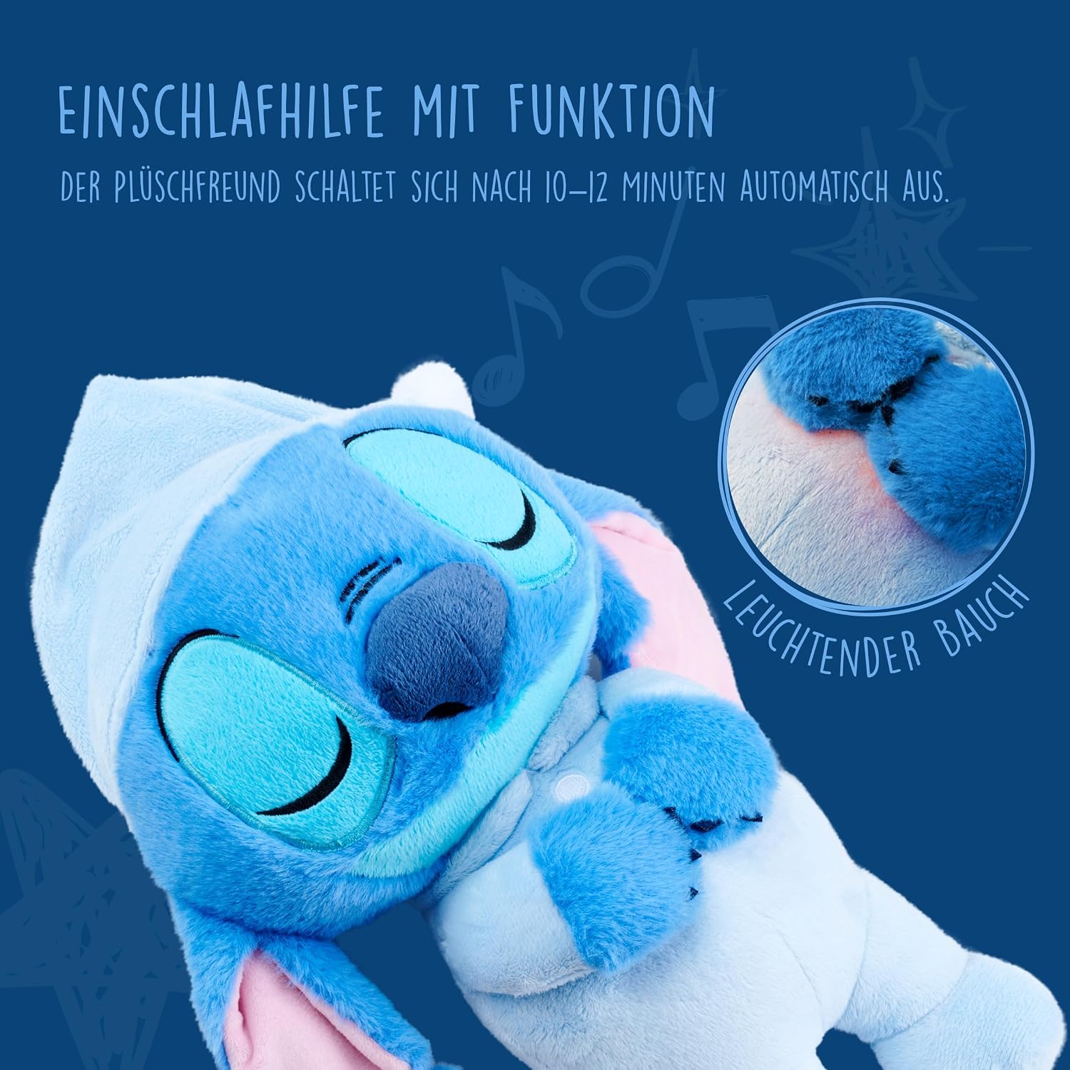 Detalle de Simba Stitch Plüschtier mit Sound 31 cm