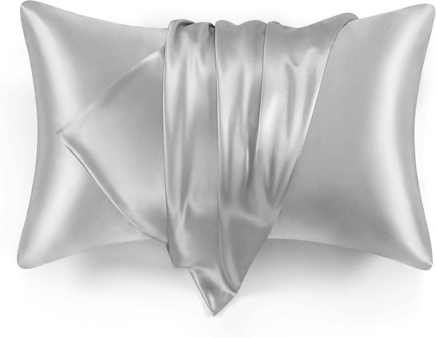 Detalle de Love's cabin LCUSA8AA4AG3ST Satin Pillowcases, 20 x 26 inches, Set of 2