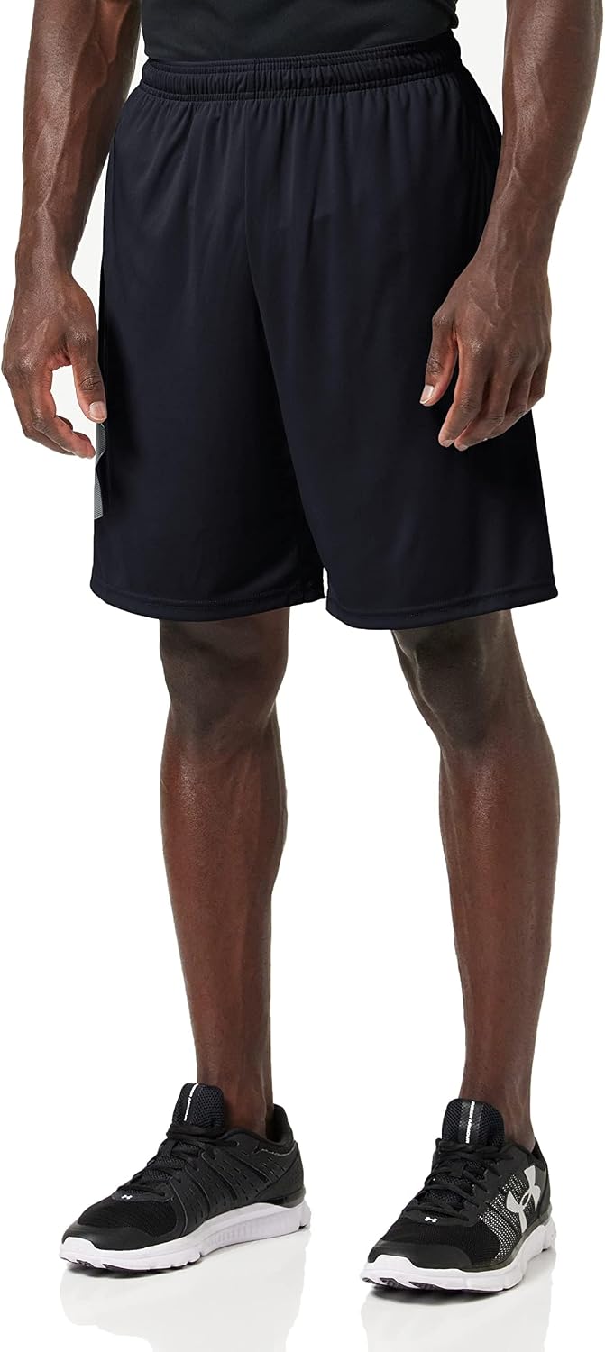 Detalle de Under Armour UA Tech™ Wordmark Graphic Shorts – Men’s Lightweight Quick-Dry Gym & Training Shorts