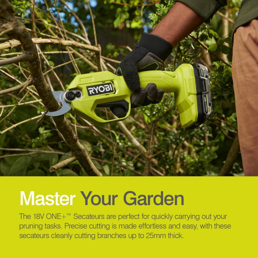 Thumbnail 4 de Ryobi RY18SCA-0 18V ONE+ Cordless Secateurs (Bare Tool)