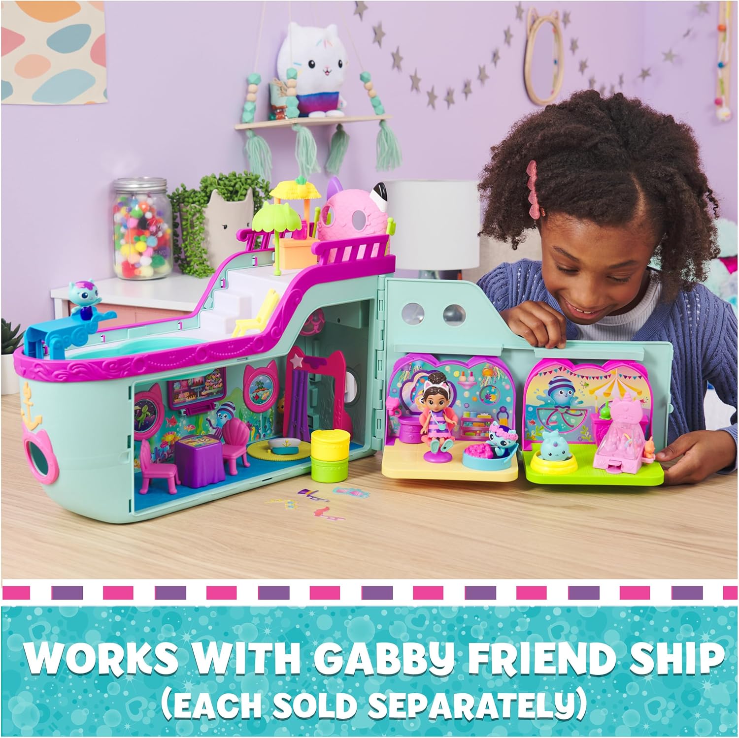 Thumbnail 7 de Gabby Dollhouse - Playset Deluxe Le SPA 🌟 diversión mágica niña
