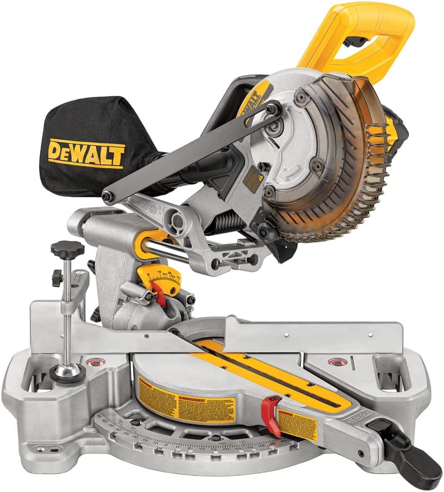 Detalle de DEWALT cordless mitre saw DCS361M1