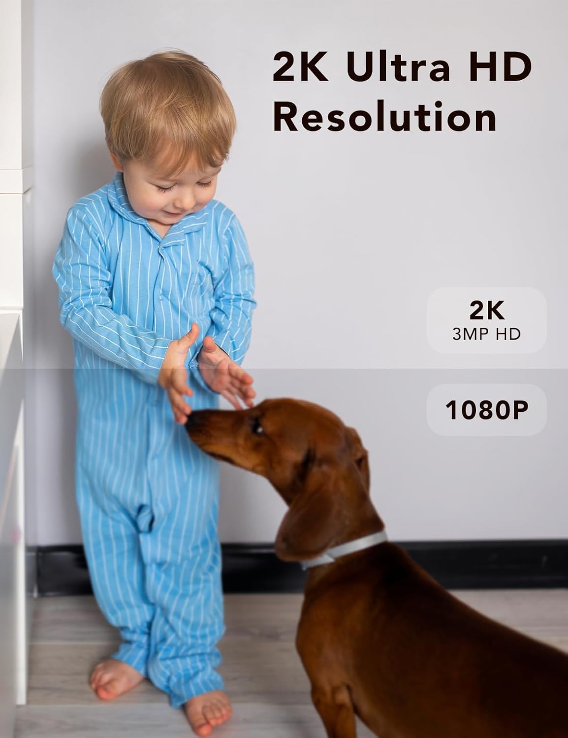 Detalle de FAMVIVA 2K Security Camera — Wired outdoor/indoor