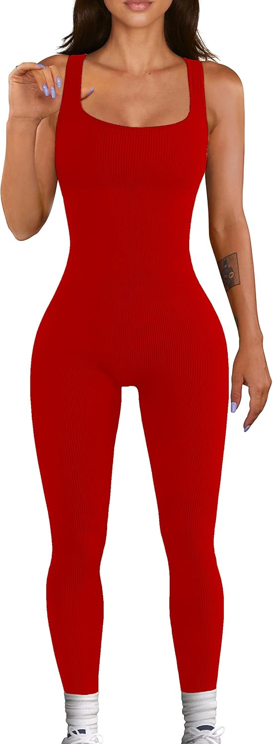 Detalle 2 de YIOIOIO Women Seamless Jumpsuit 4-Way Stretch