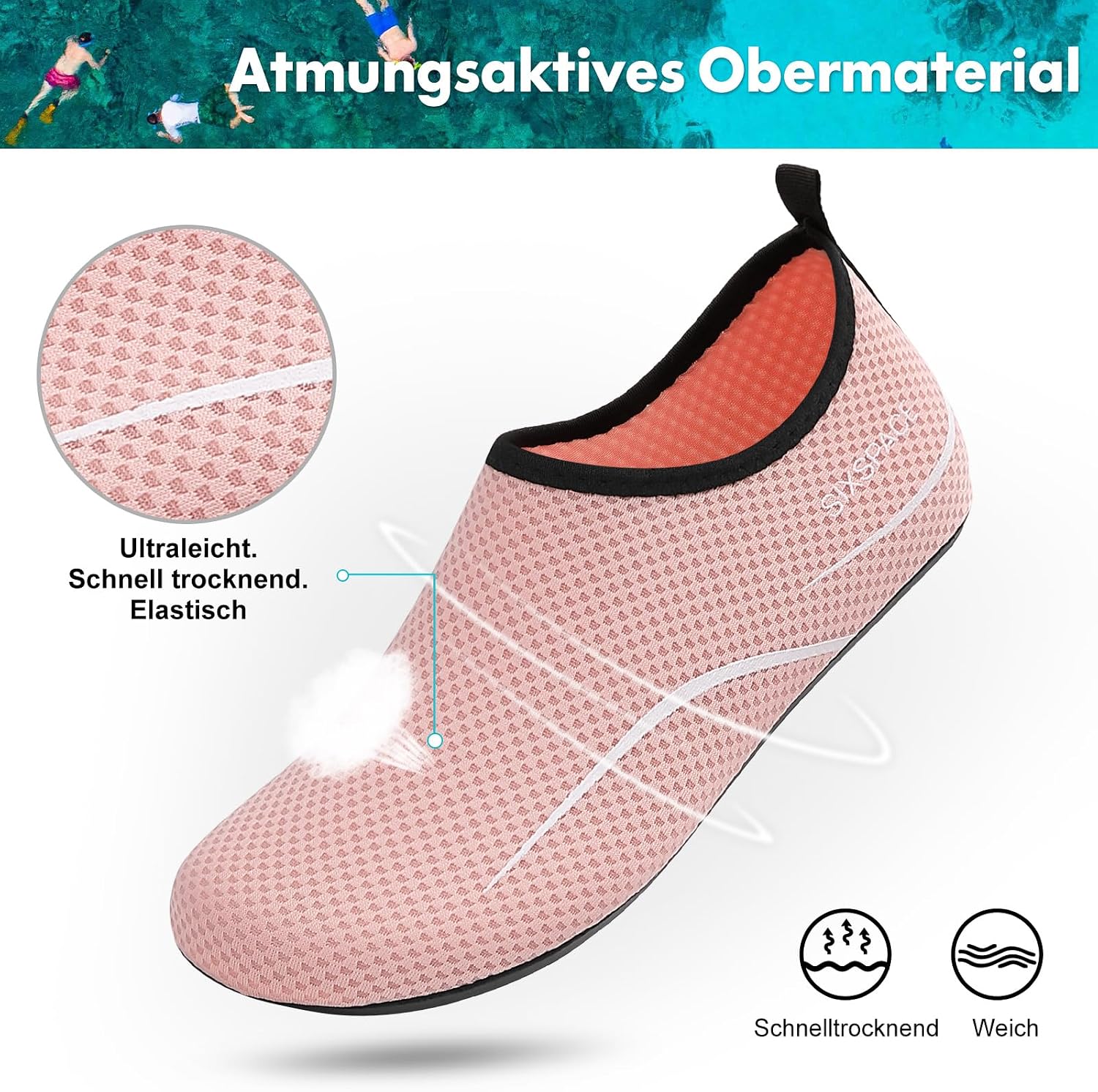 Detalle 2 de Sixspace Badeschuhe Wasserschuhe 34-47
