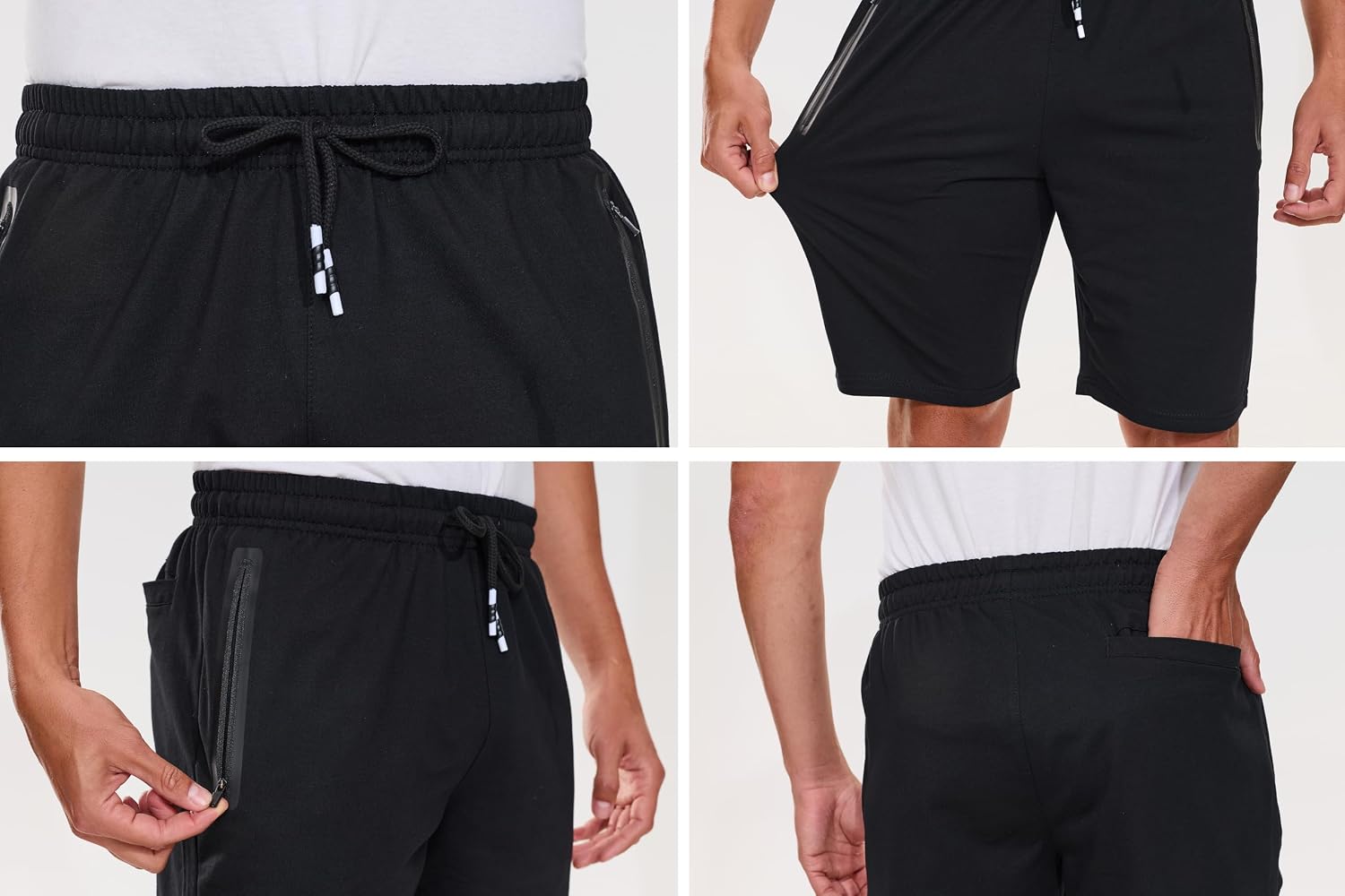 Thumbnail 5 de HCSS Men’s Casual Sports Shorts with Zip Pockets and Elasticated Waist