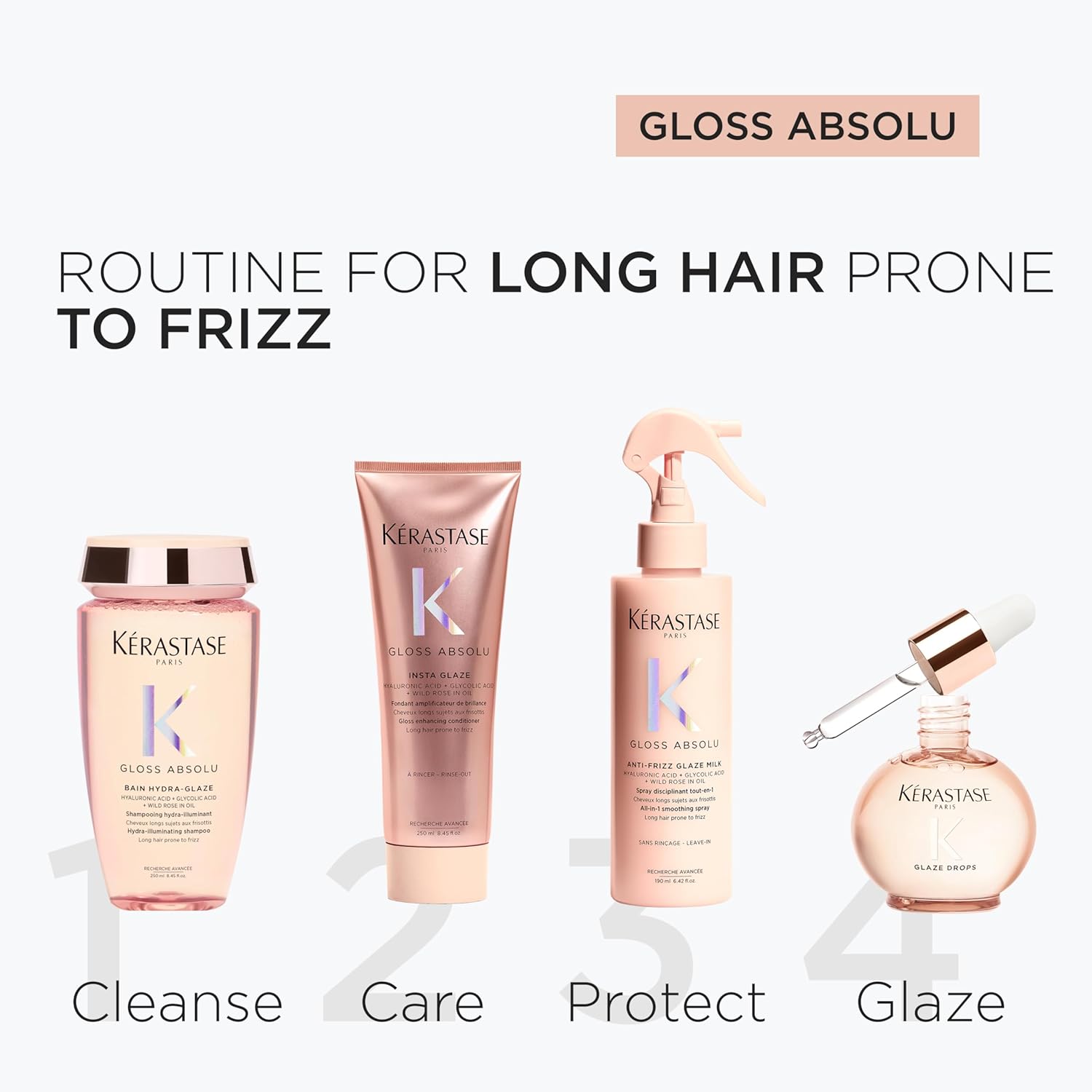 Detalle 2 de Kérastase Gloss Absolu Shampoo & Conditioner Set for All Hair Types