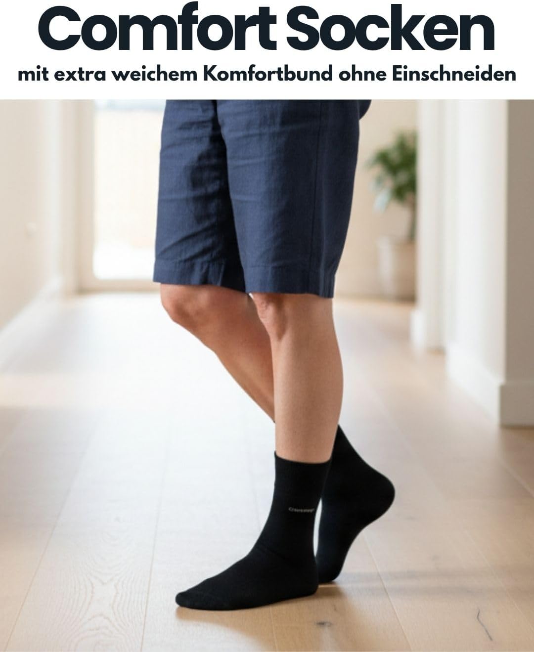 Thumbnail 1 de sockenkauf24 10 Paar Comfort Socken ohne Gummibund & ohne Naht (für Damen & Herren)