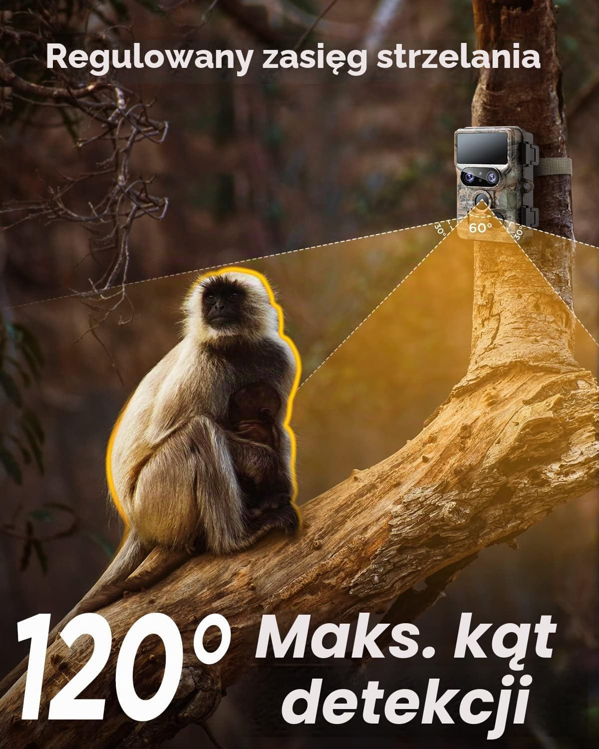 Thumbnail 6 de iZEEKER iG600 – kamera leśna Wi-Fi, podwójny obiektyw 4K i tryb nocny