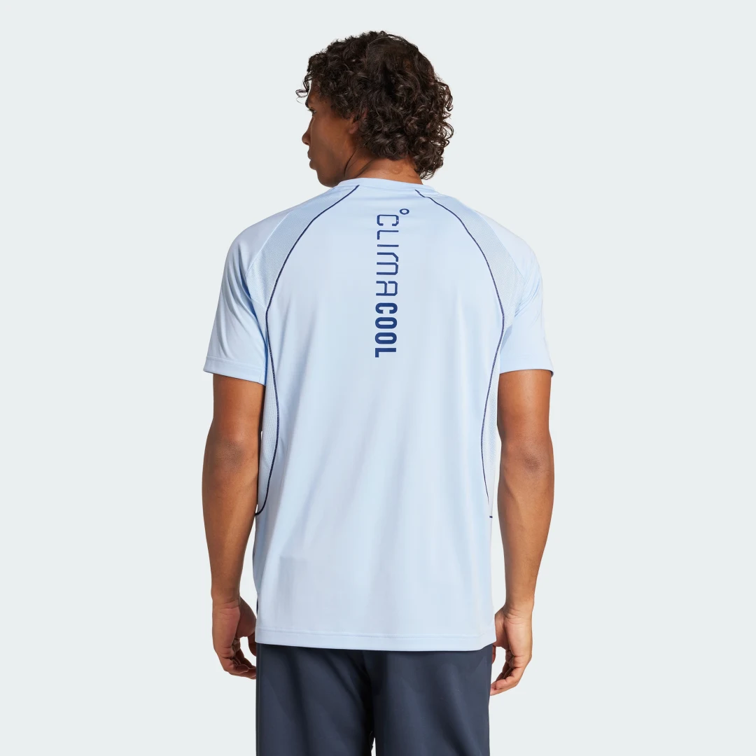Detalle 2 de Camiseta Adidas Tech Apparel CLIMACOOL – azul