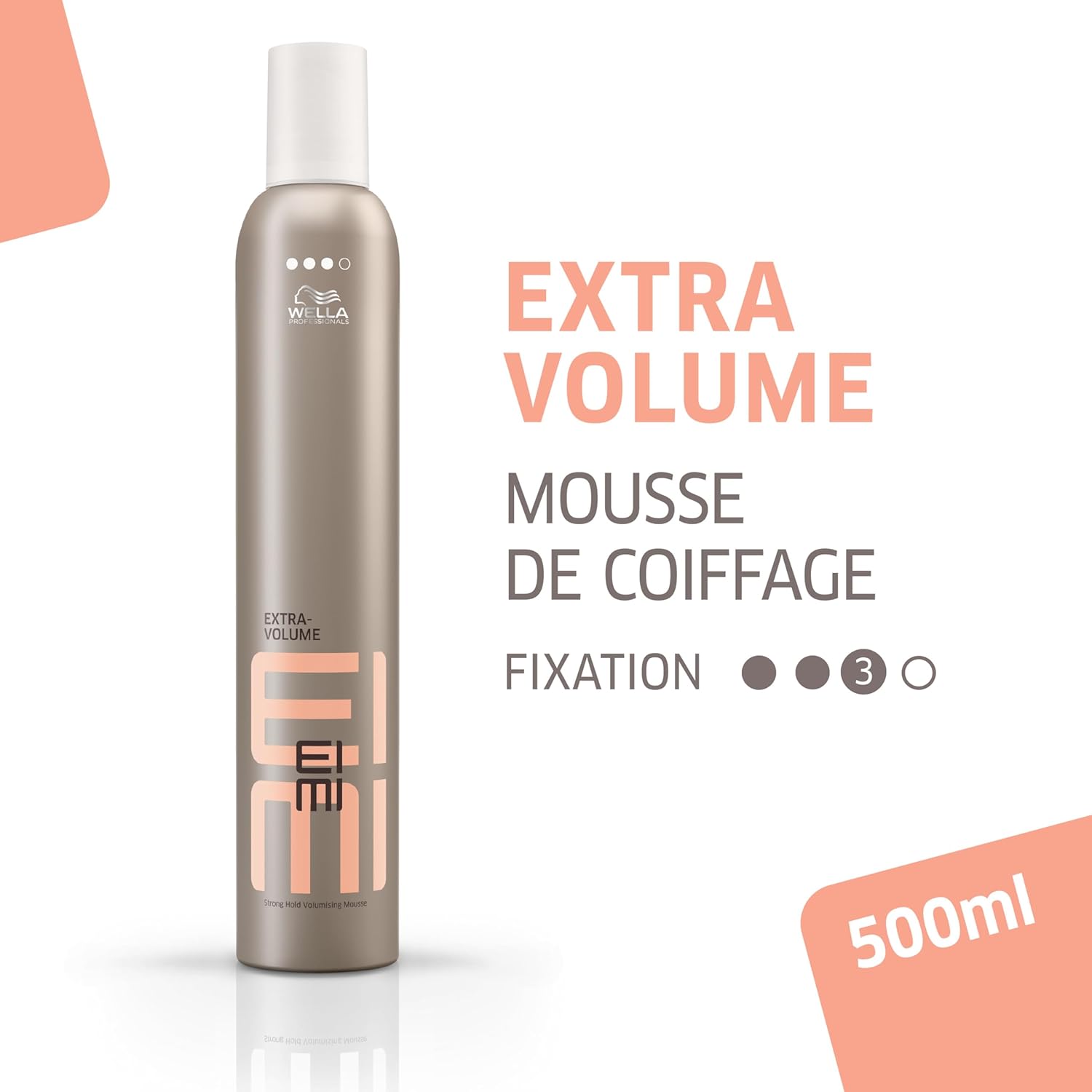 Thumbnail 1 de Wella Professionals EIMI Extra Volume Mousse tenue forte (volume) 500 ml