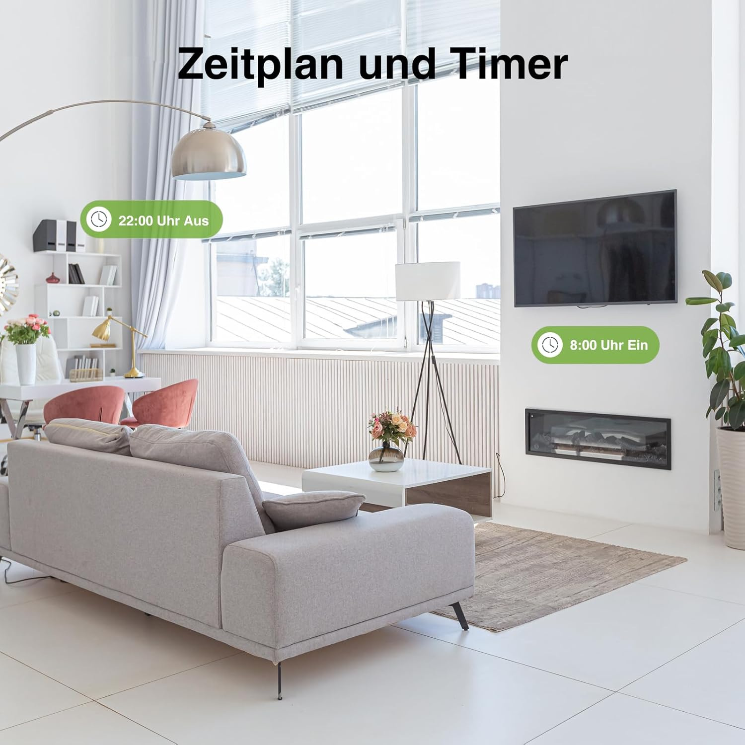 Thumbnail 5 de GHome WLAN-Steckdose EP2 – Kleinste Smart Plug mit Energieüberwachung, 4er Pack