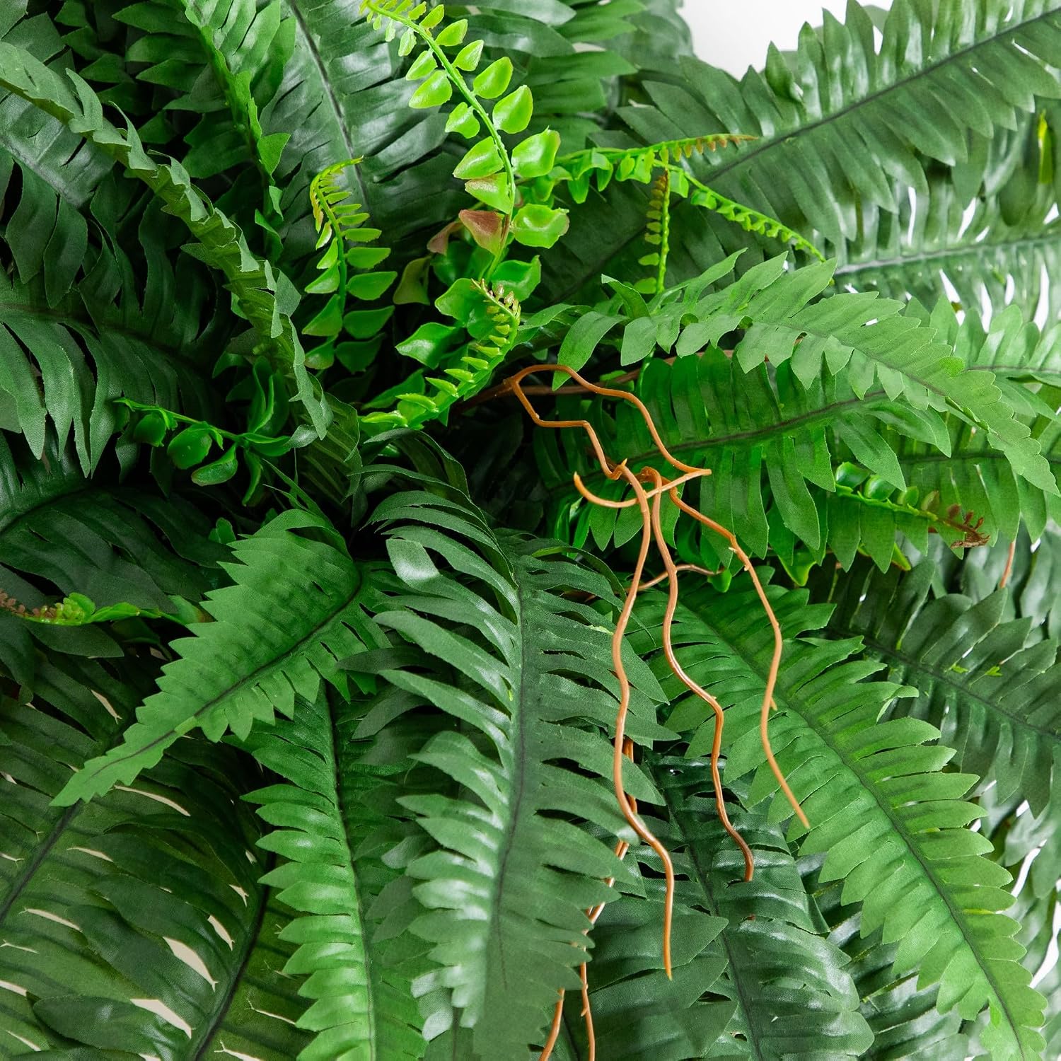 Detalle 2 de Nearly Natural Artificial Boston Fern 40-Inch