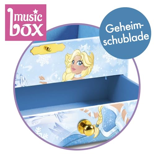 Thumbnail 3 de CRAZE Music Box Princess – Spieluhr, Schmuckkästchen mit drehender Prinzessin, Spiegel und Geheimgeld