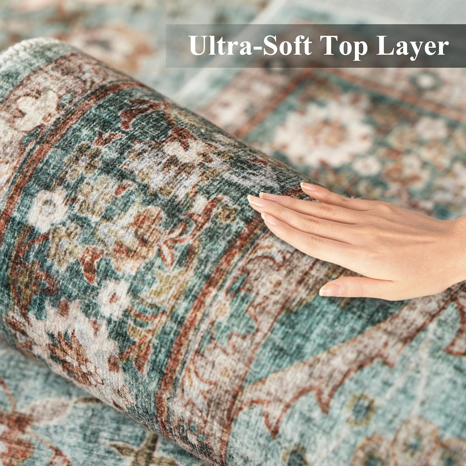 Detalle 2 de TOPRUUG Washable Oriental Rug 10x10