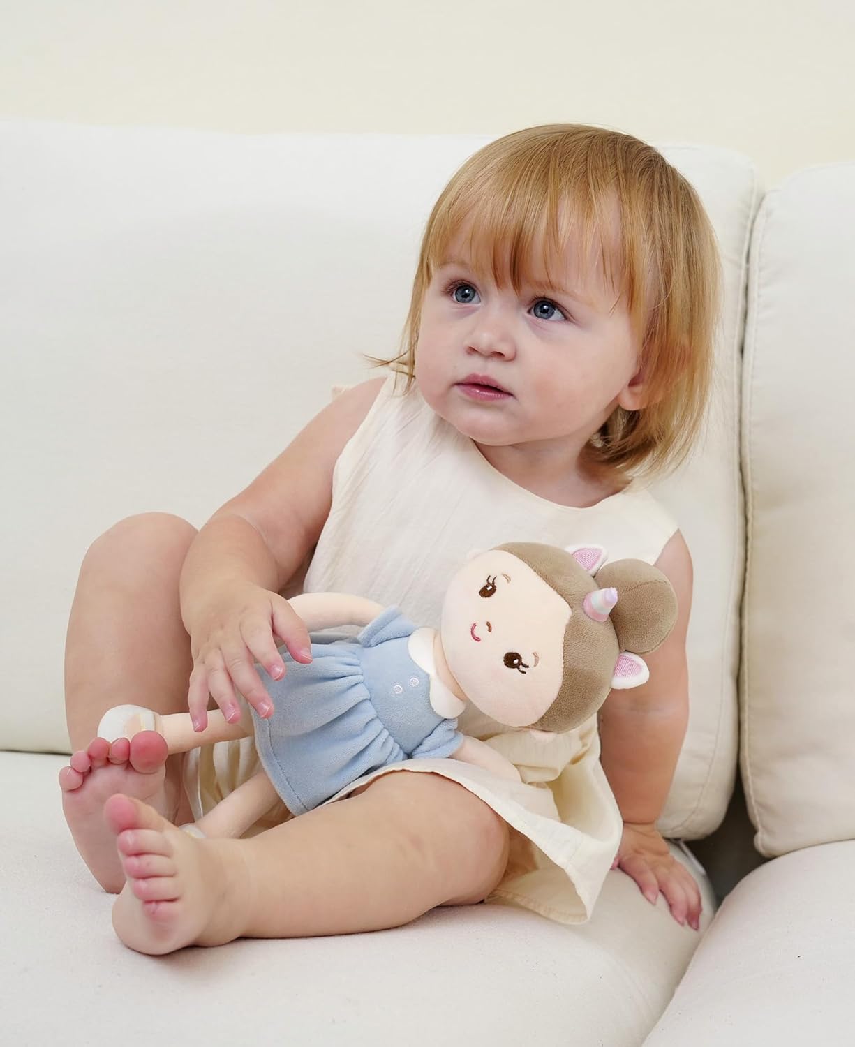 Thumbnail 6 de GAGAKU Weiche Plüsch-Babypuppe für Mädchen (12 Zoll, 30 cm) – erstes Babypuppengeschenk für 1-jährige Mädchen