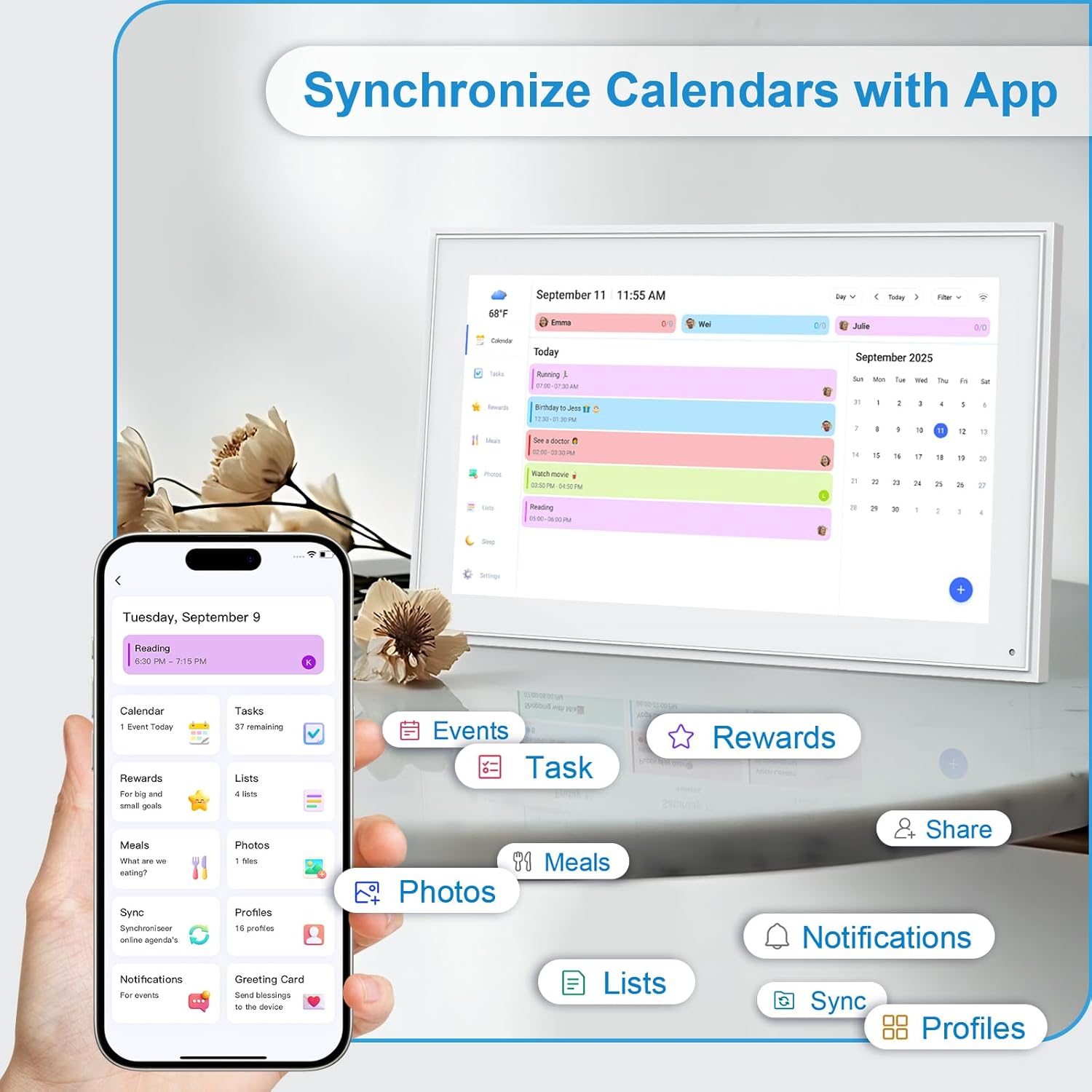 Thumbnail 2 de 15.6 Inch Digital Calendar 32GB