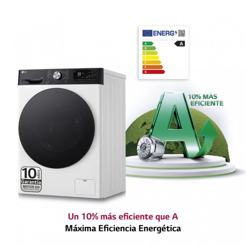 Detalle 2 de LG Serie 750 F4WR7511AGH: Lavadora frontal 11 kg, eficiencia A y motor AI DD