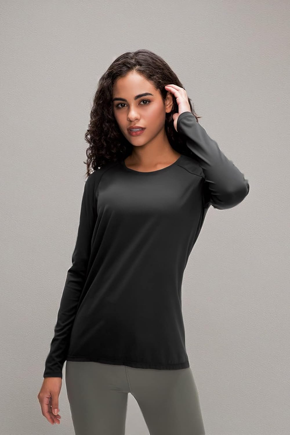 Thumbnail 6 de Damen 3er Pack Langarmshirt T-Shirts – UPF 50+, schnelltrocknend, atmungsaktiv & elastisch