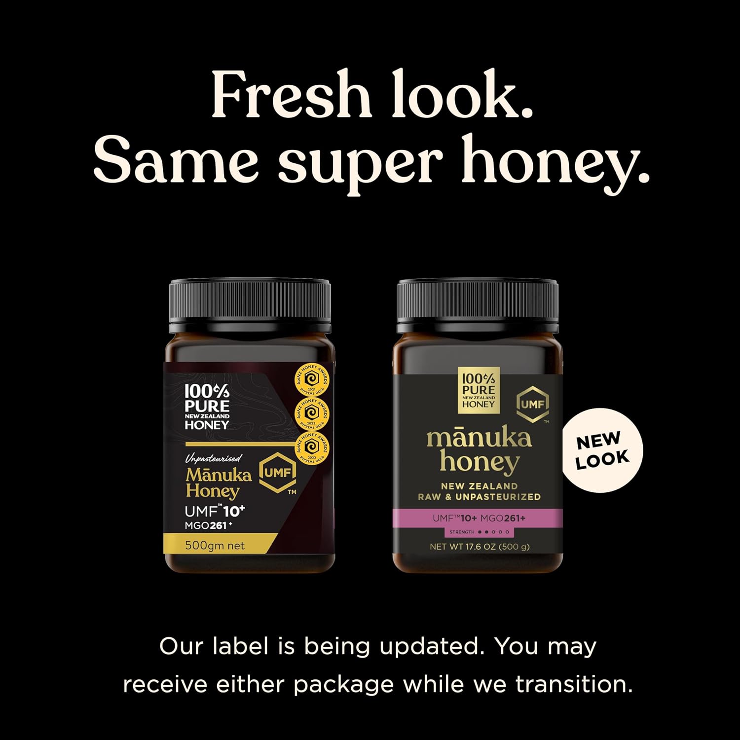Detalle de 100% Pure New Zealand Honey Manuka Honey UMF 10+, MGO 261+, 17.6 oz
