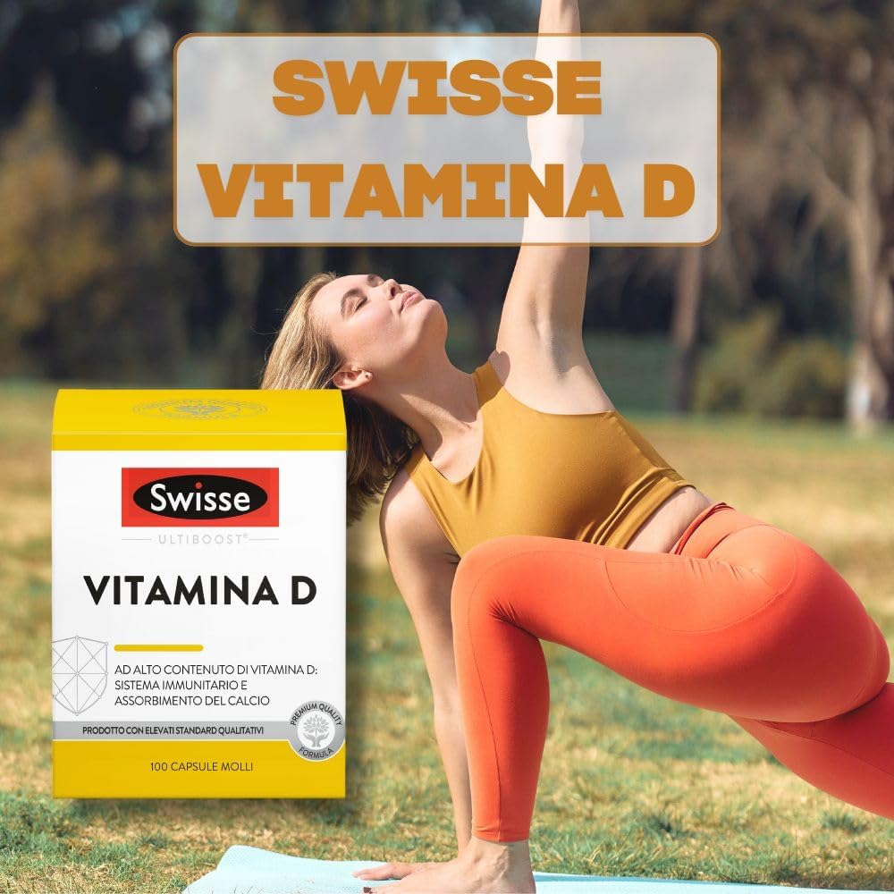 Thumbnail 1 de Swisse Ultiboost Vitamina D 2000 UI – Integratore di Vitamina D3 per ossa e sistema immunitario