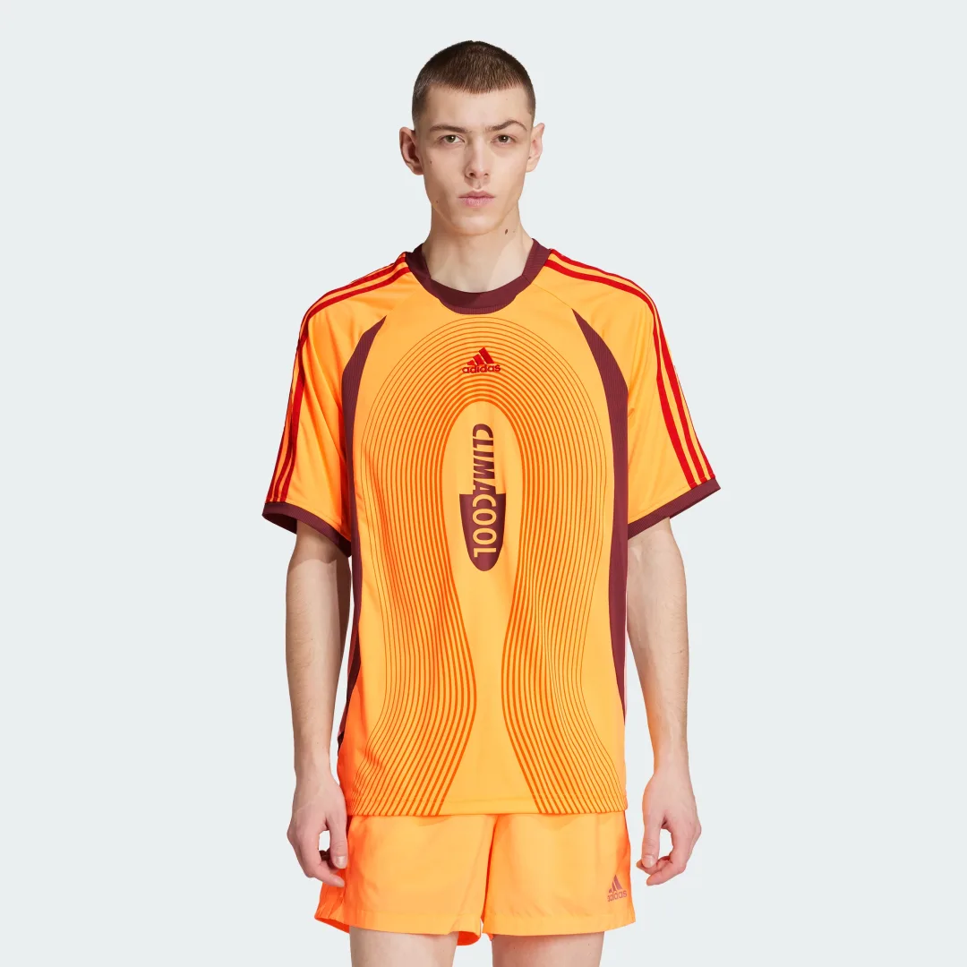 Detalle de Camiseta Climacool Fashion de Adidas — naranja