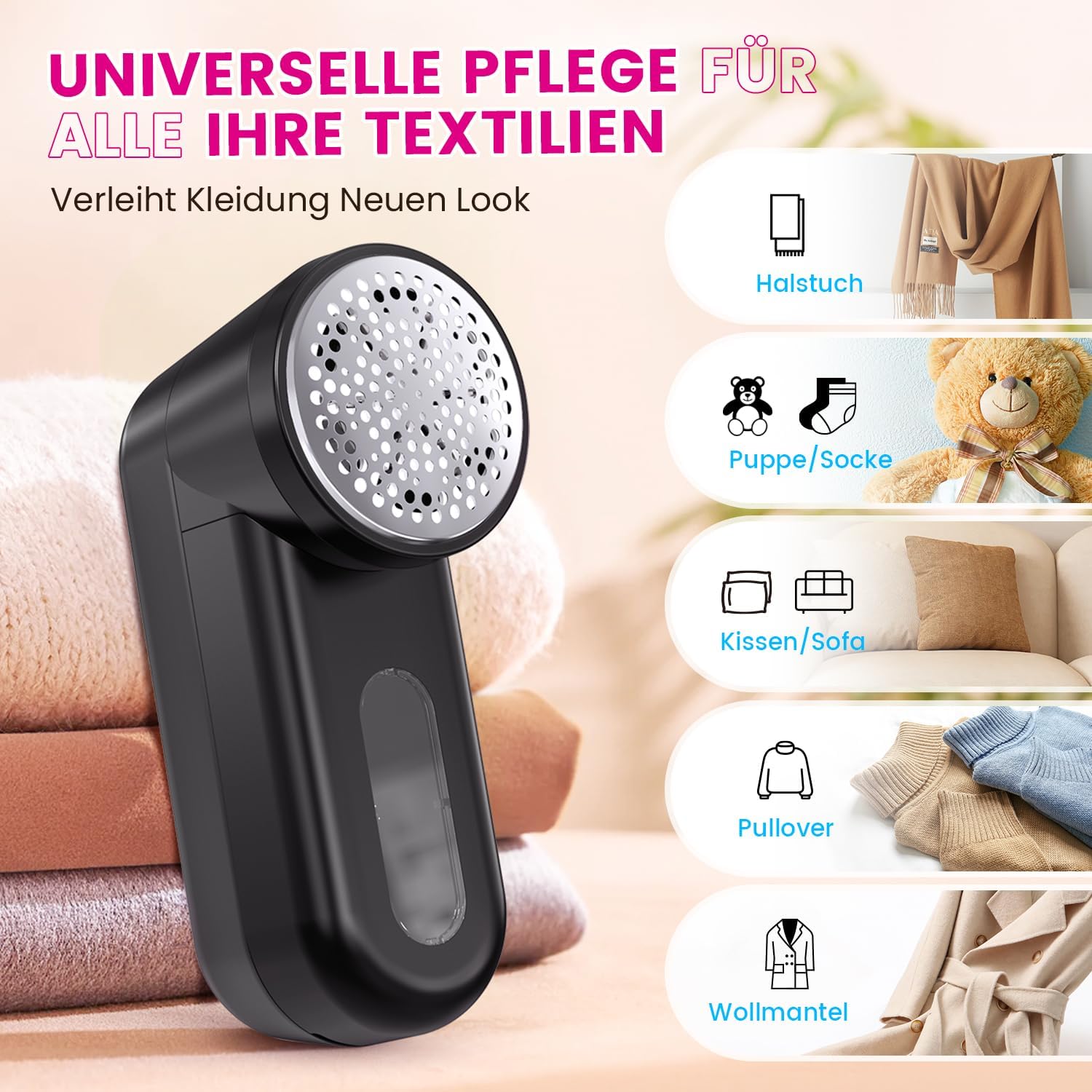Detalle 2 de Ziitty Fusselrasierer Elektrisch 1500mAh