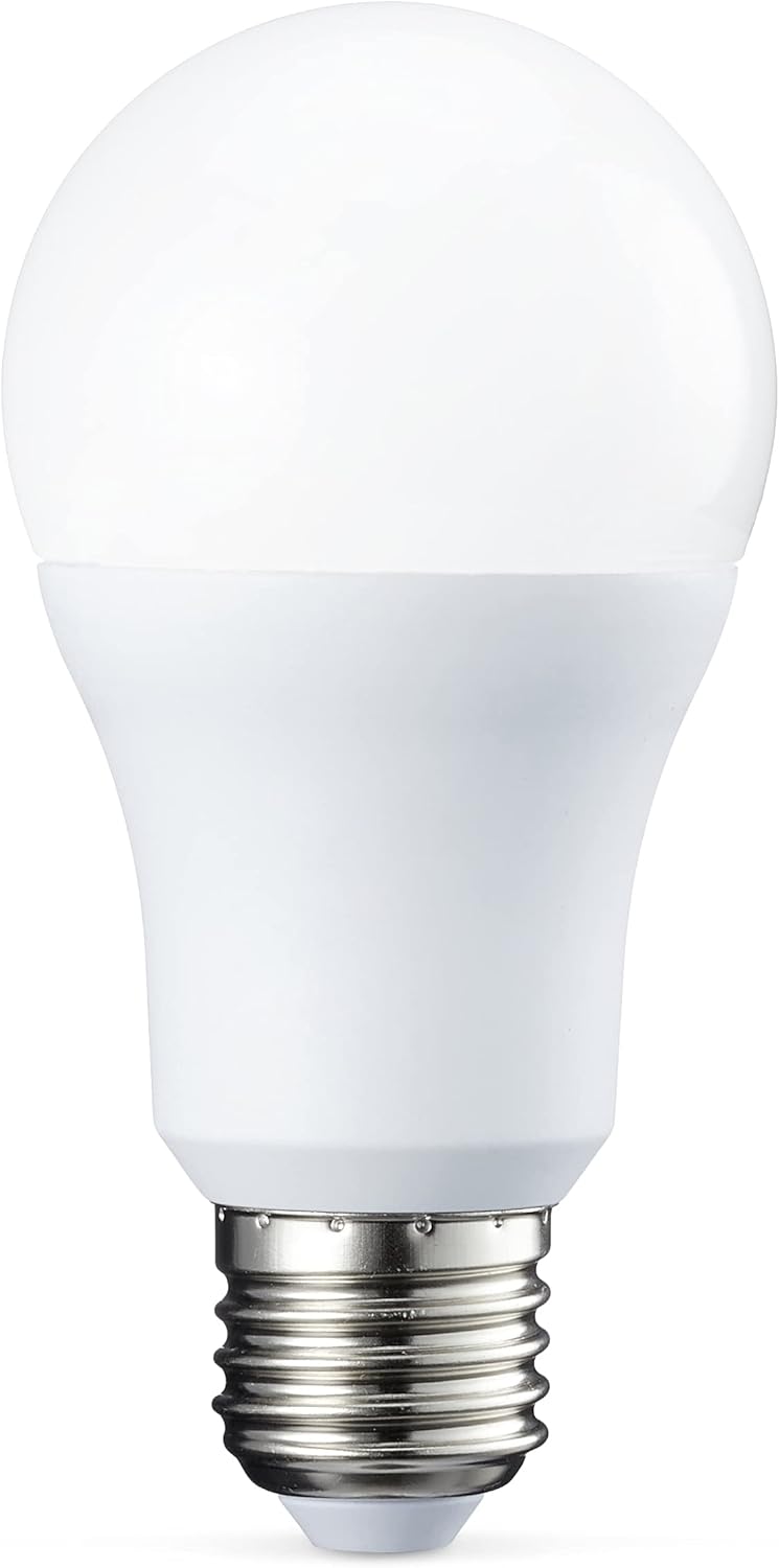 Detalle 2 de Amazon Basics Bombillas LED Esféricas E27 Regulables, 2 unidades