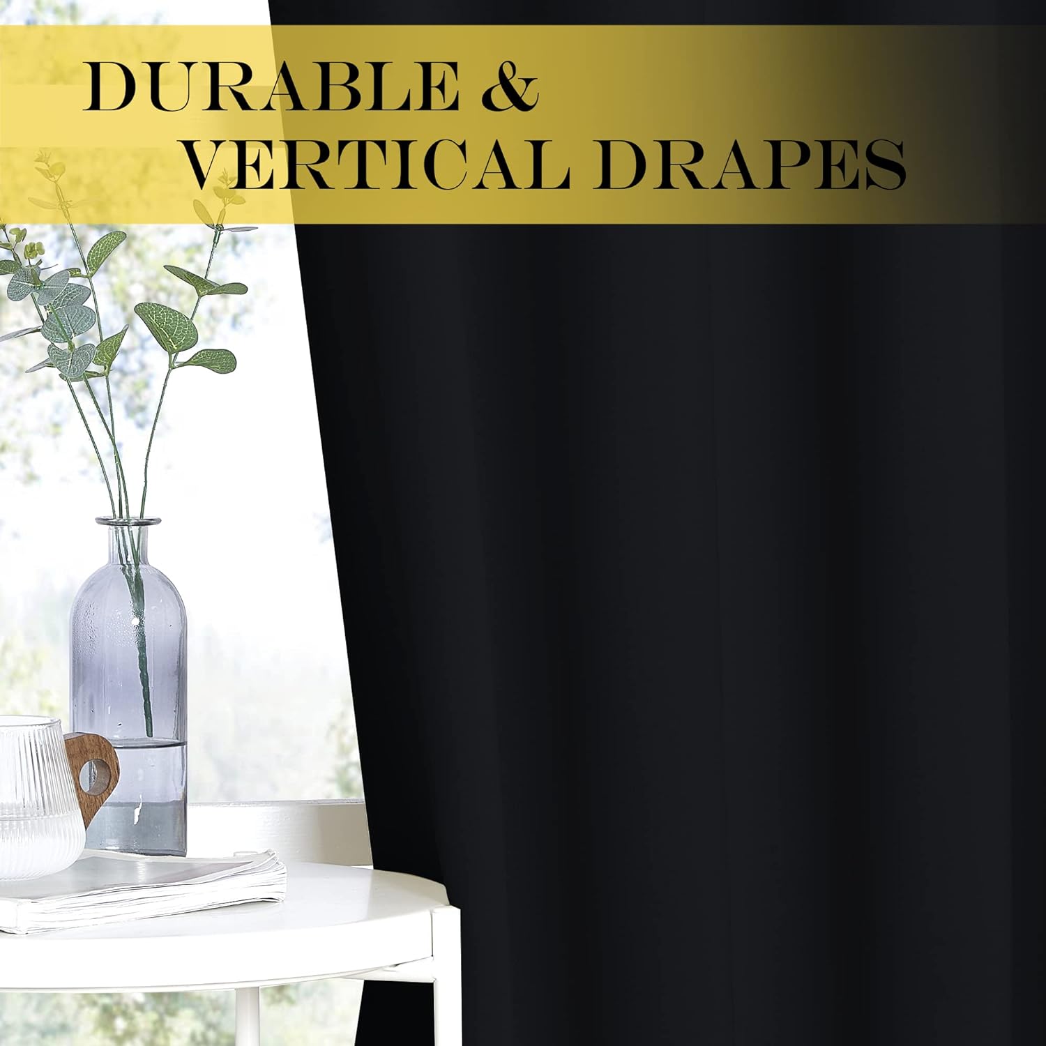 Thumbnail 4 de NICETOWN Sliding Glass Door Blackout Curtain W100xL84