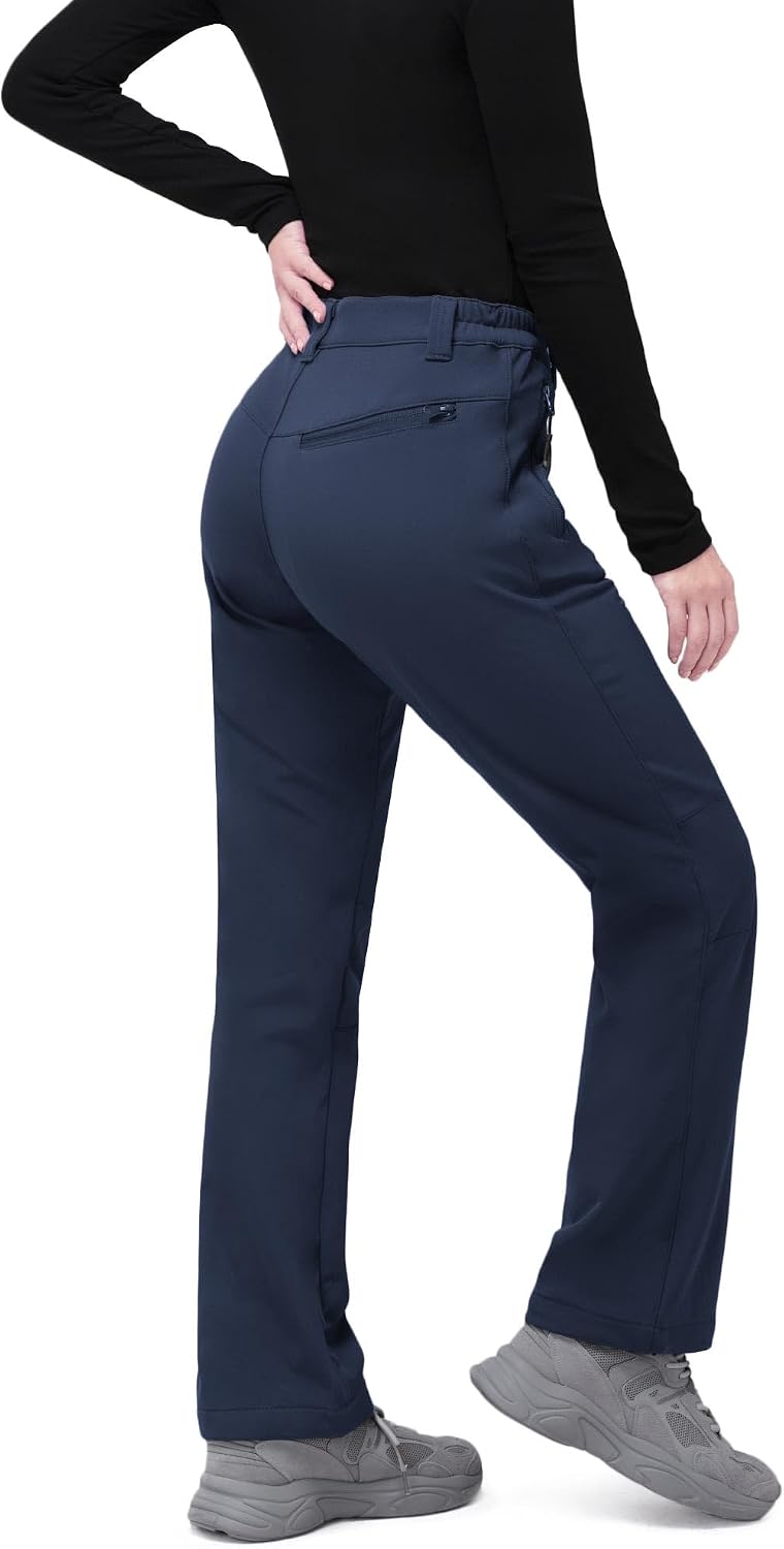 Detalle 2 de 33,000ft Women's Fleece-Lined Hiking Pants, Stretch Fabric, 4 Zip Pockets