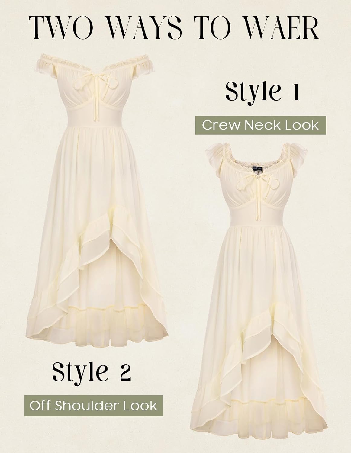 Thumbnail 6 de Scarlet Darkness chiffon dress