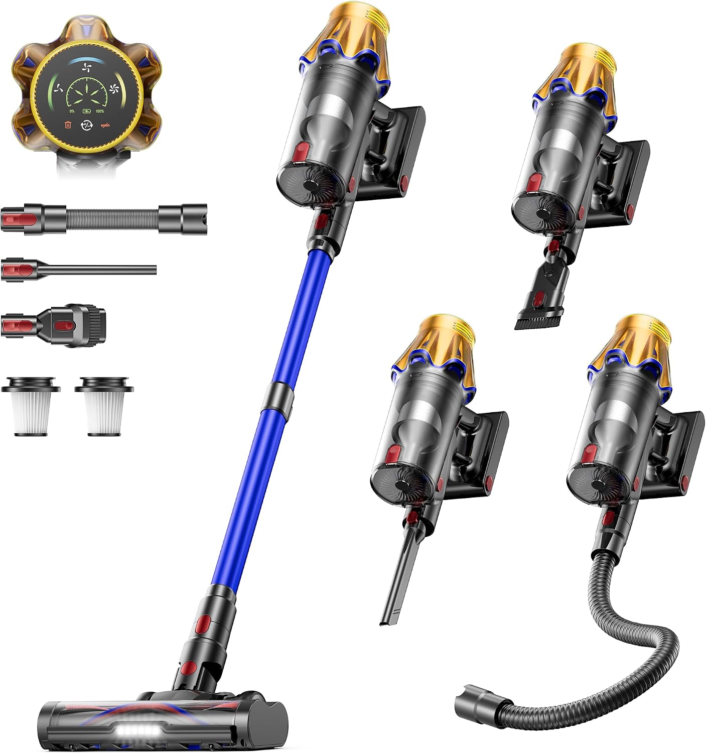 Detalle de Cordless stick vacuum with 70-minute runtime