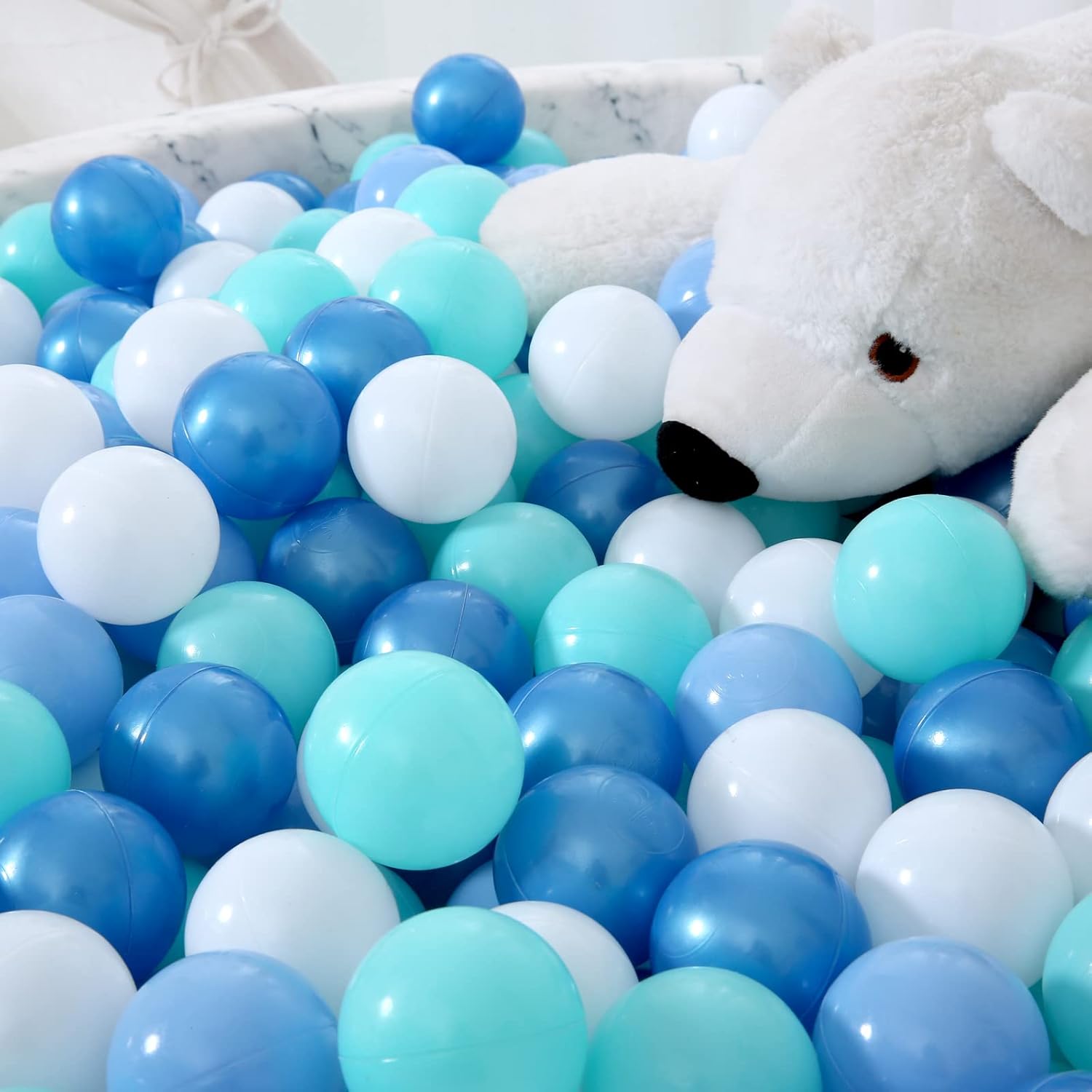 Thumbnail 5 de STARBOLO Phthalate-Free BPA-Free Ball Pit Balls for Toddlers (Phthalate Free, BPA Free) Pack Options