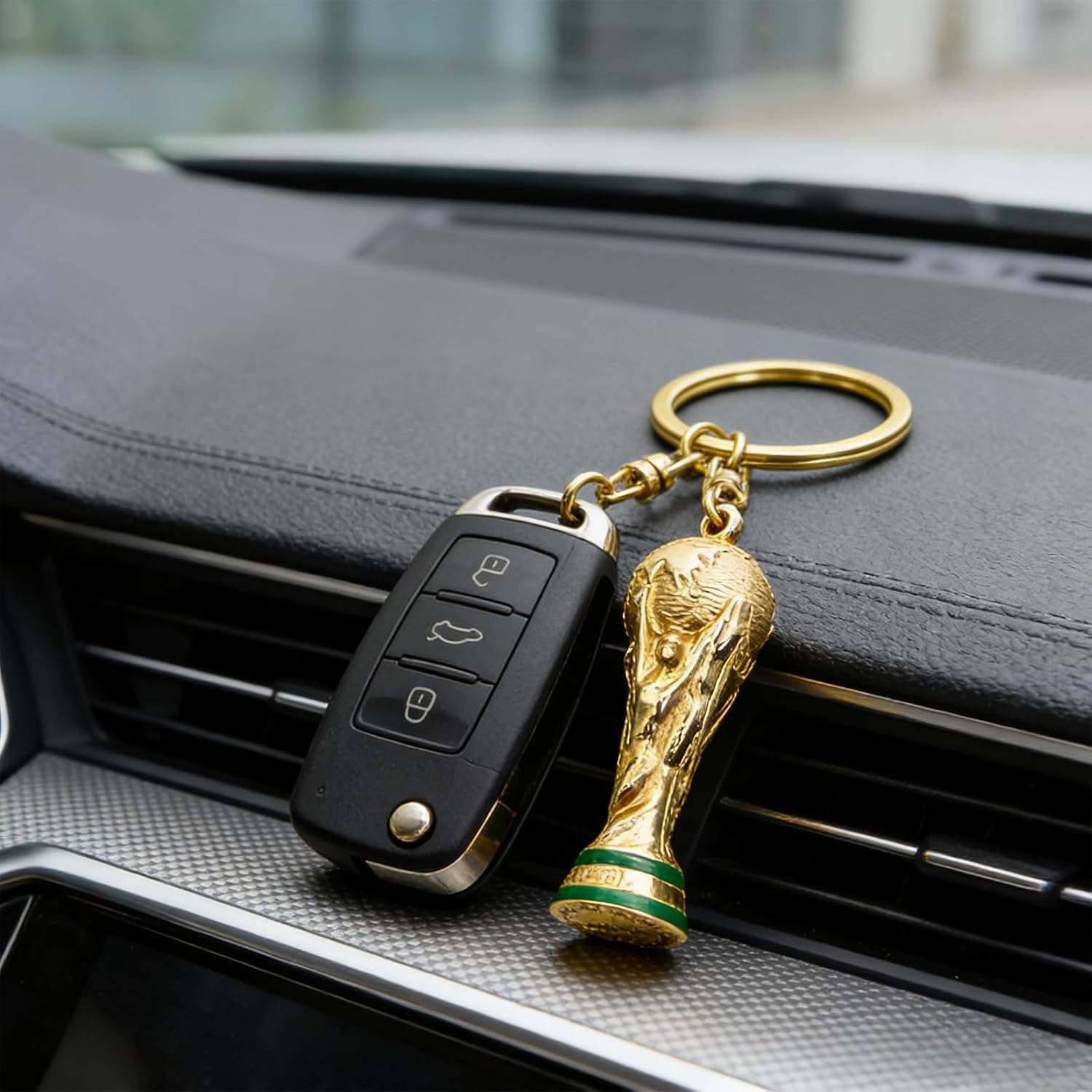 Detalle de Porte-clés officiel FIFA World Cup 2026 – Édition Collector en alliage de zinc premium