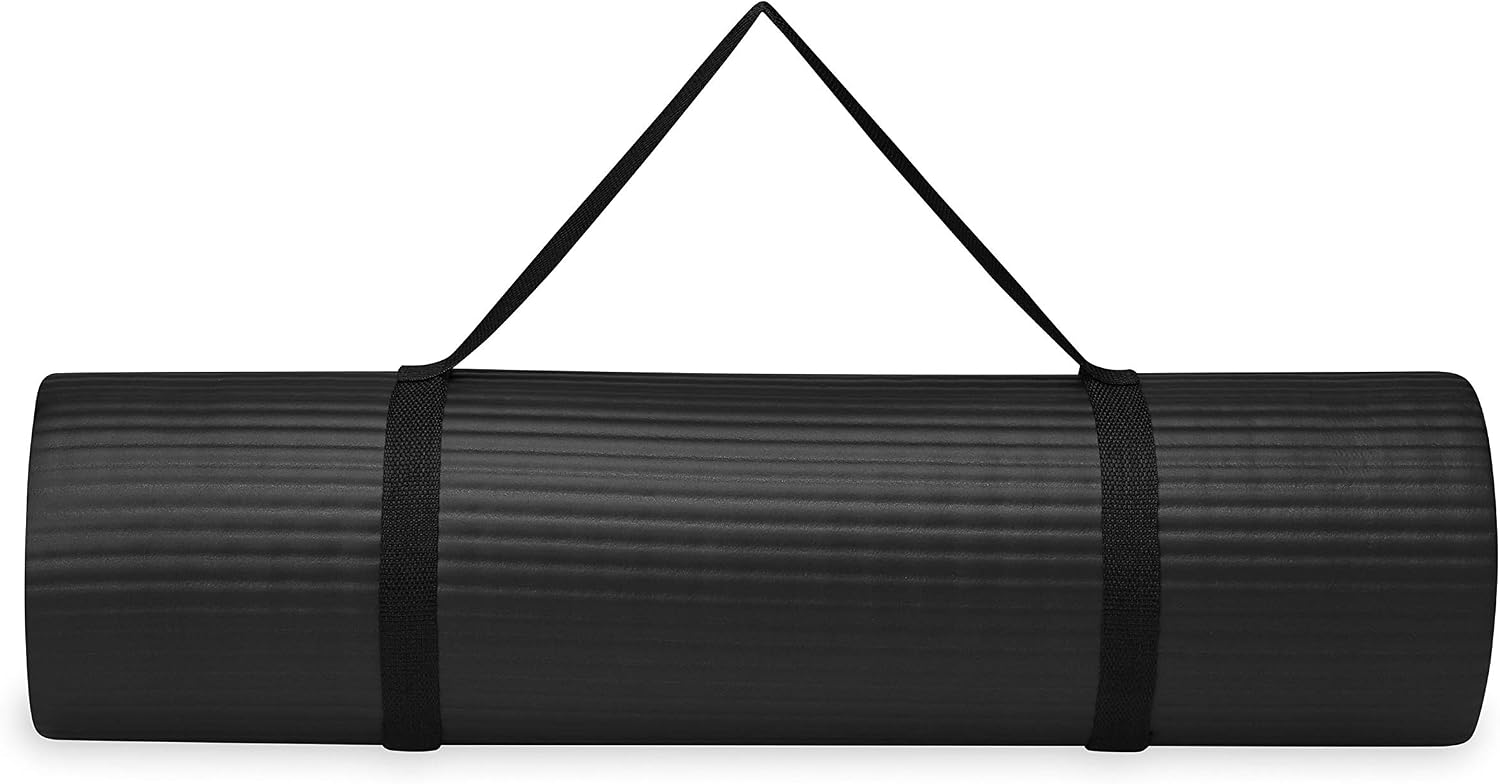 Gaiam Essentials 10mm Yoga Mat with Carry Strap 🧘♀