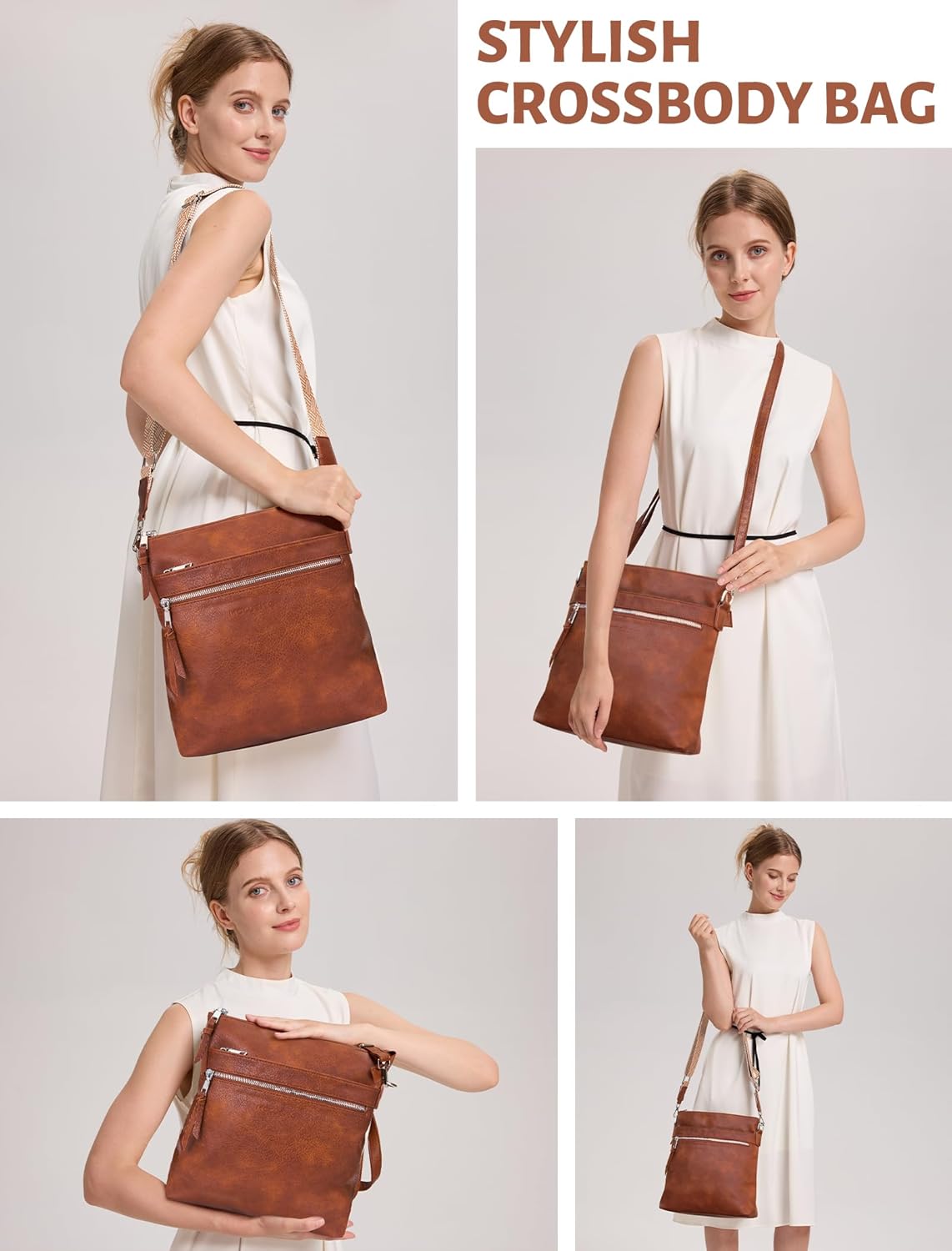 Thumbnail 1 de MOCOCITO Umhängetasche Damen – Vielseitige Crossbody aus veganem Leder, 6L, RFID-Schutz