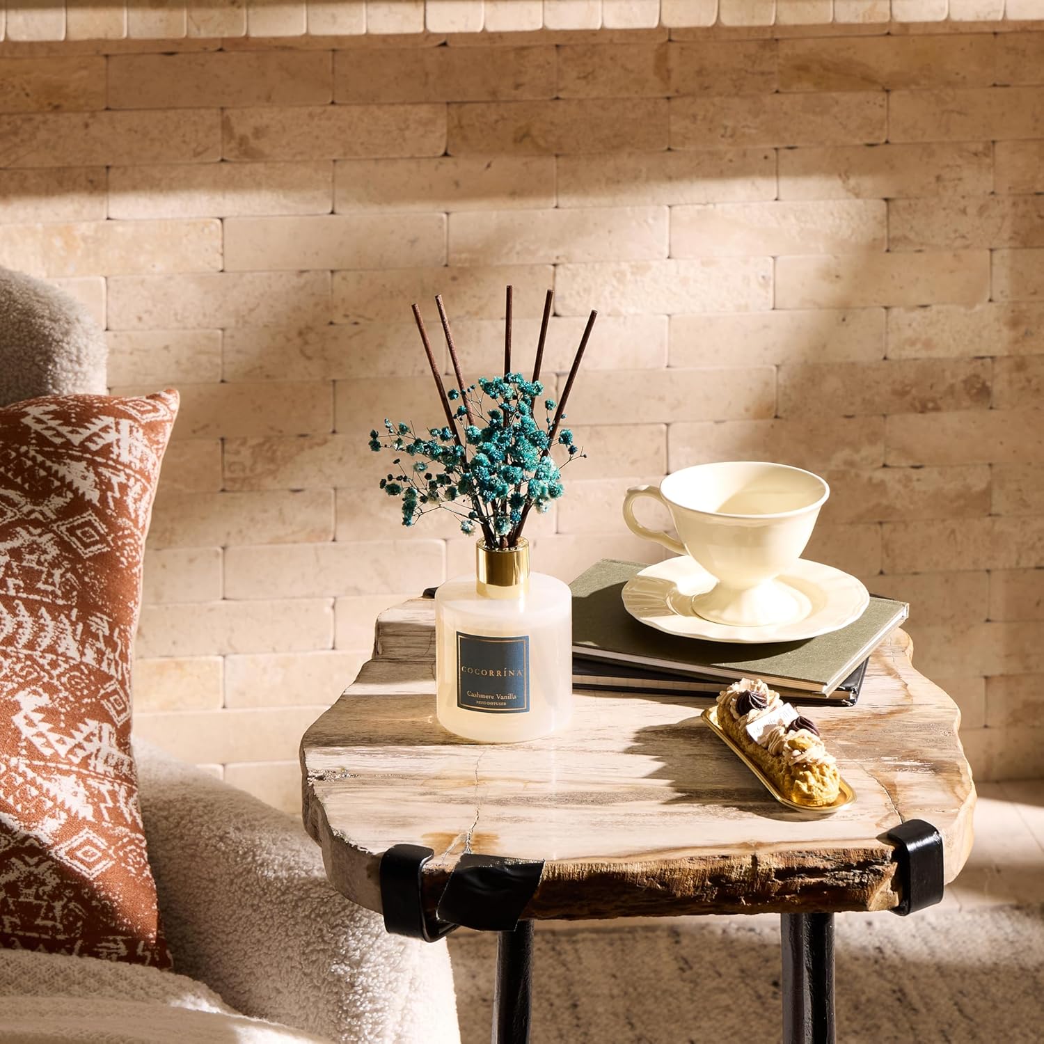 Thumbnail 6 de COCORRÍNA Raumduft Reed Diffuser Kaschmir Vanille (200 ml) mit 8 Duftstäbchen