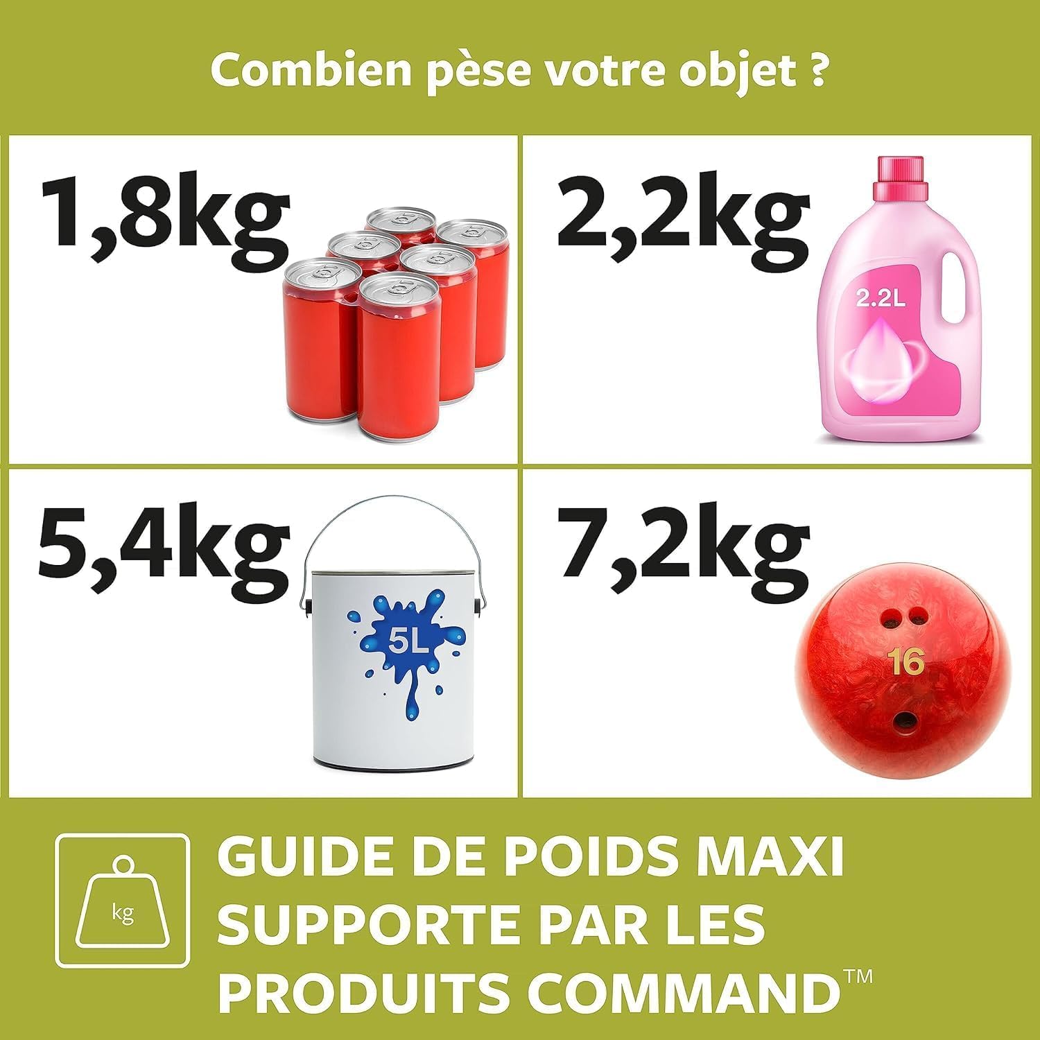 Thumbnail 5 de Command Languettes Accroche Tableaux – 36 languettes (8 moyennes + 10 petites), Blanc