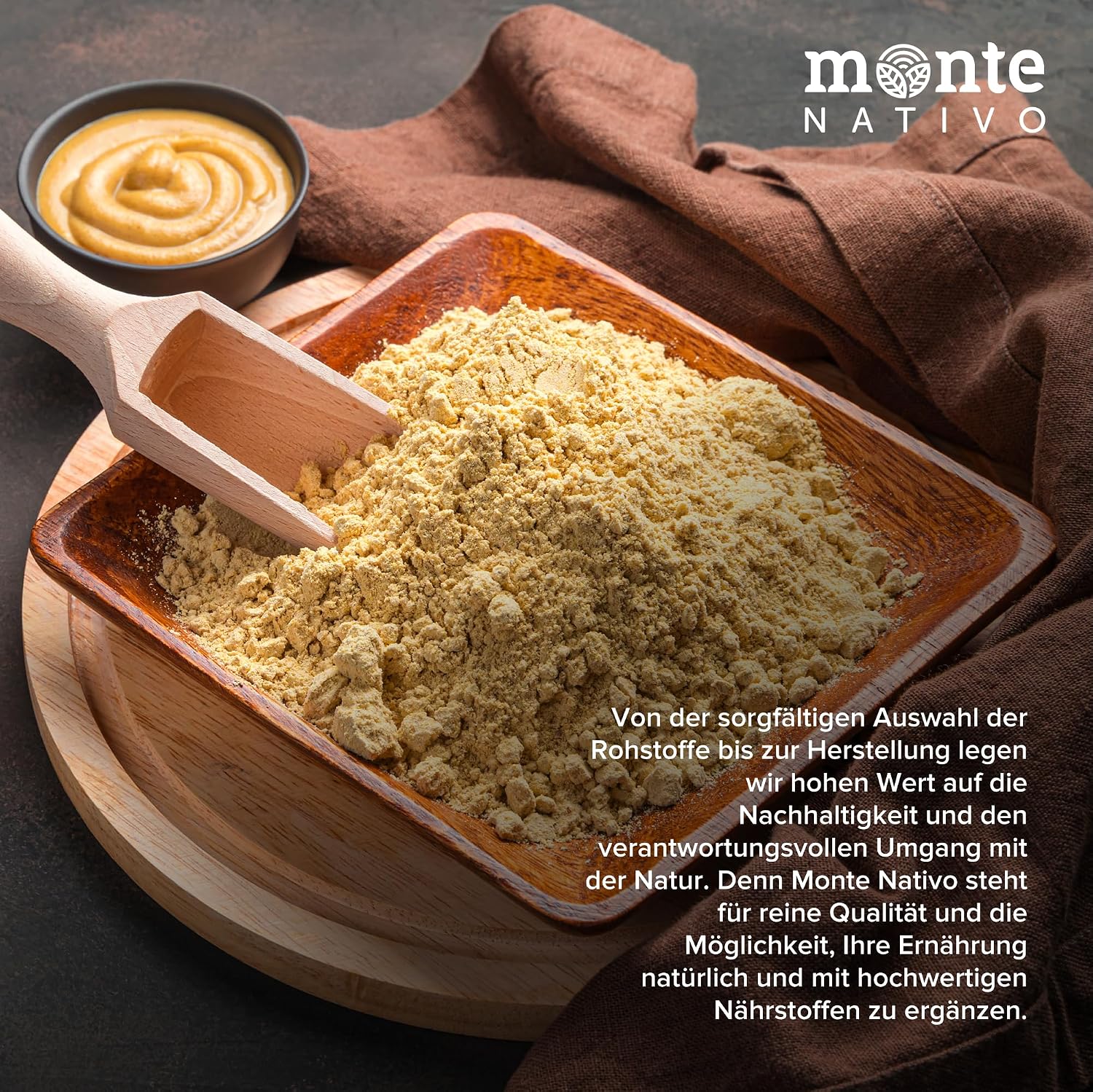 Detalle de Senfmehl Monte Nativo (500 g) – 100% rein, gemahlenes Senfpulver