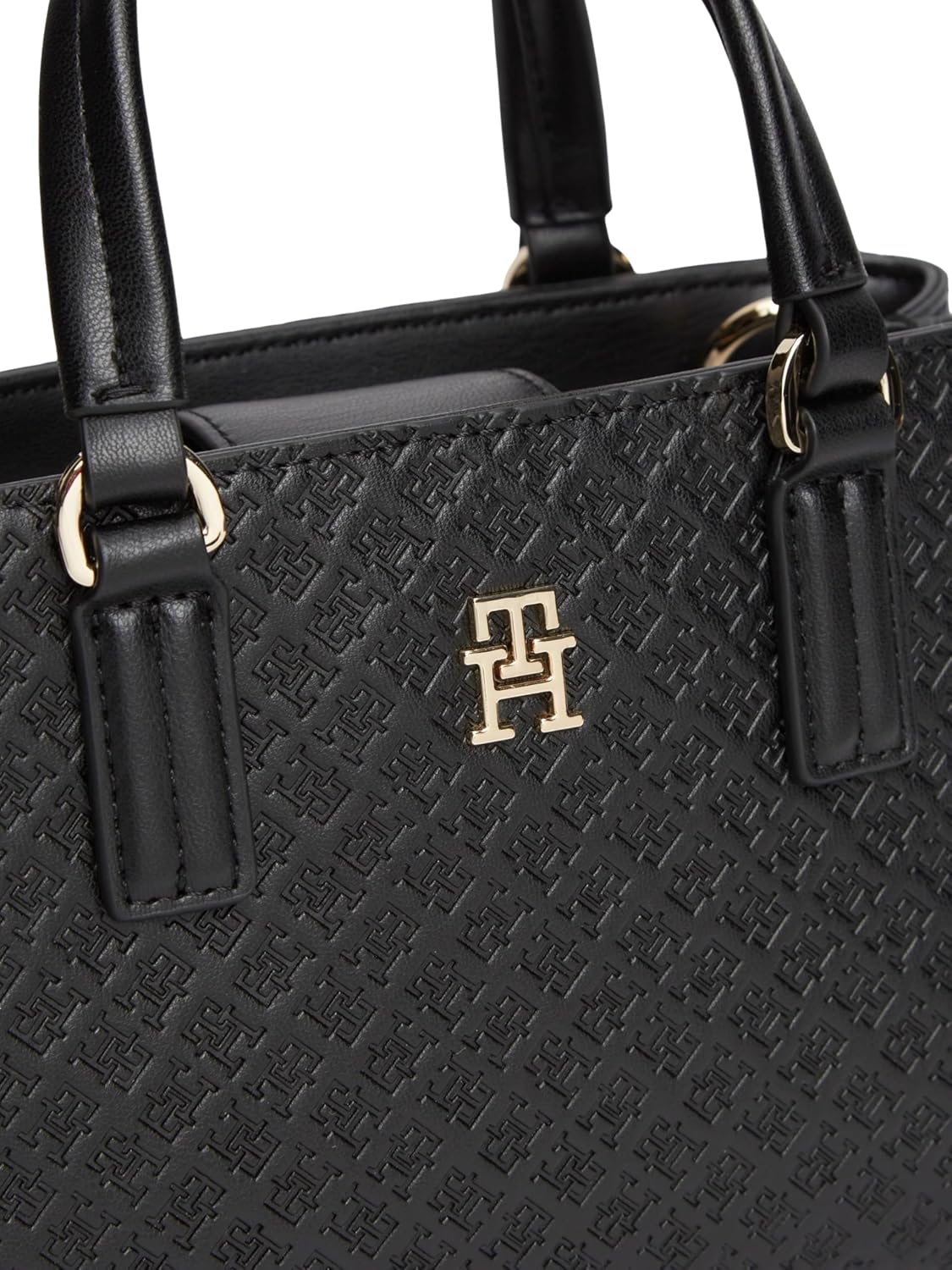 Detalle de Tommy Hilfiger Th Daily Mini Tote Mono Aw0aw18416 – Fourre-tout élégant et pratique