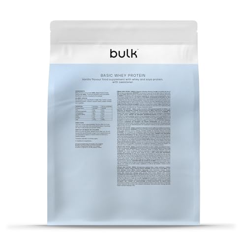 Thumbnail 4 de Bulk Basic Proteine del Siero in Polvere – Vaniglia, 1,25 kg