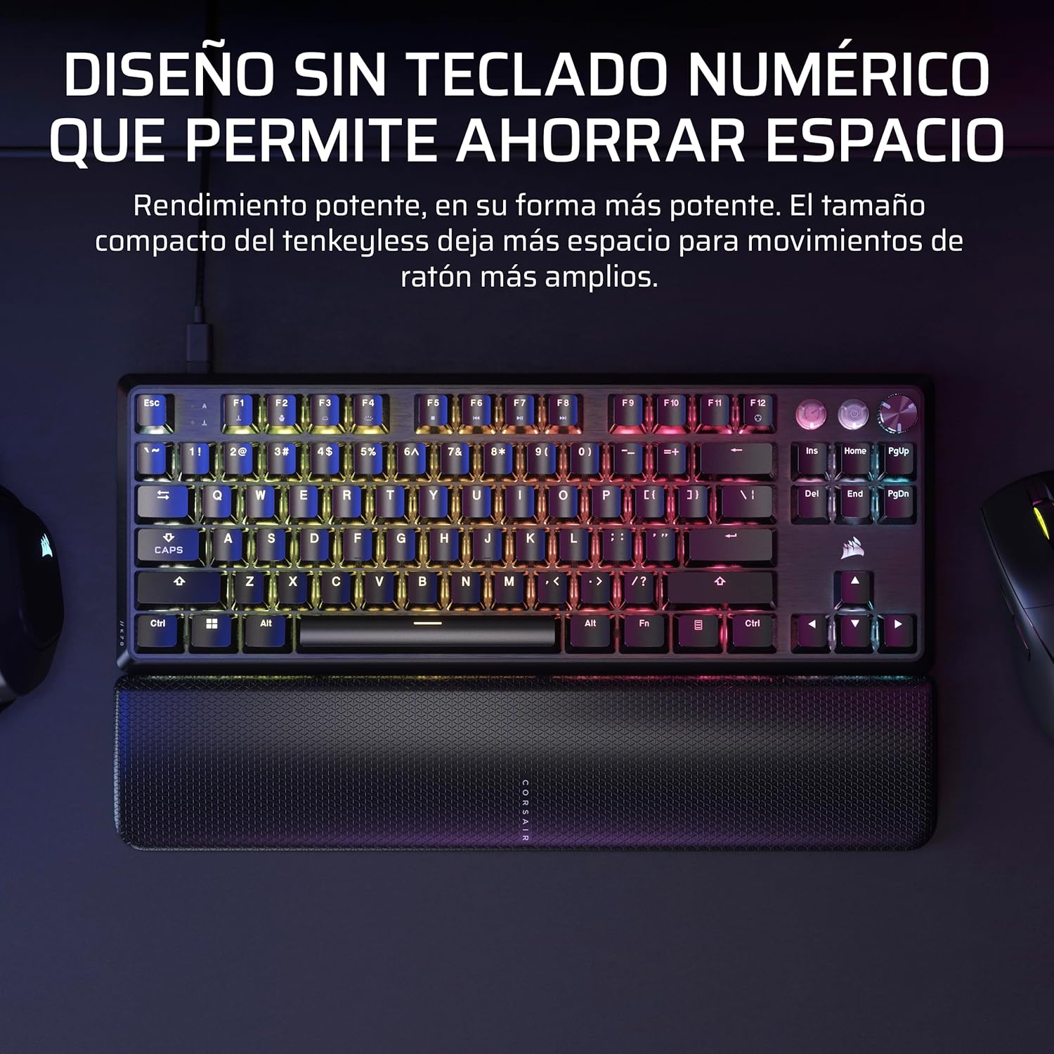 Thumbnail 2 de CORSAIR K70 PRO TKL RGB ⌨️ Teclado Gaming Mecánico