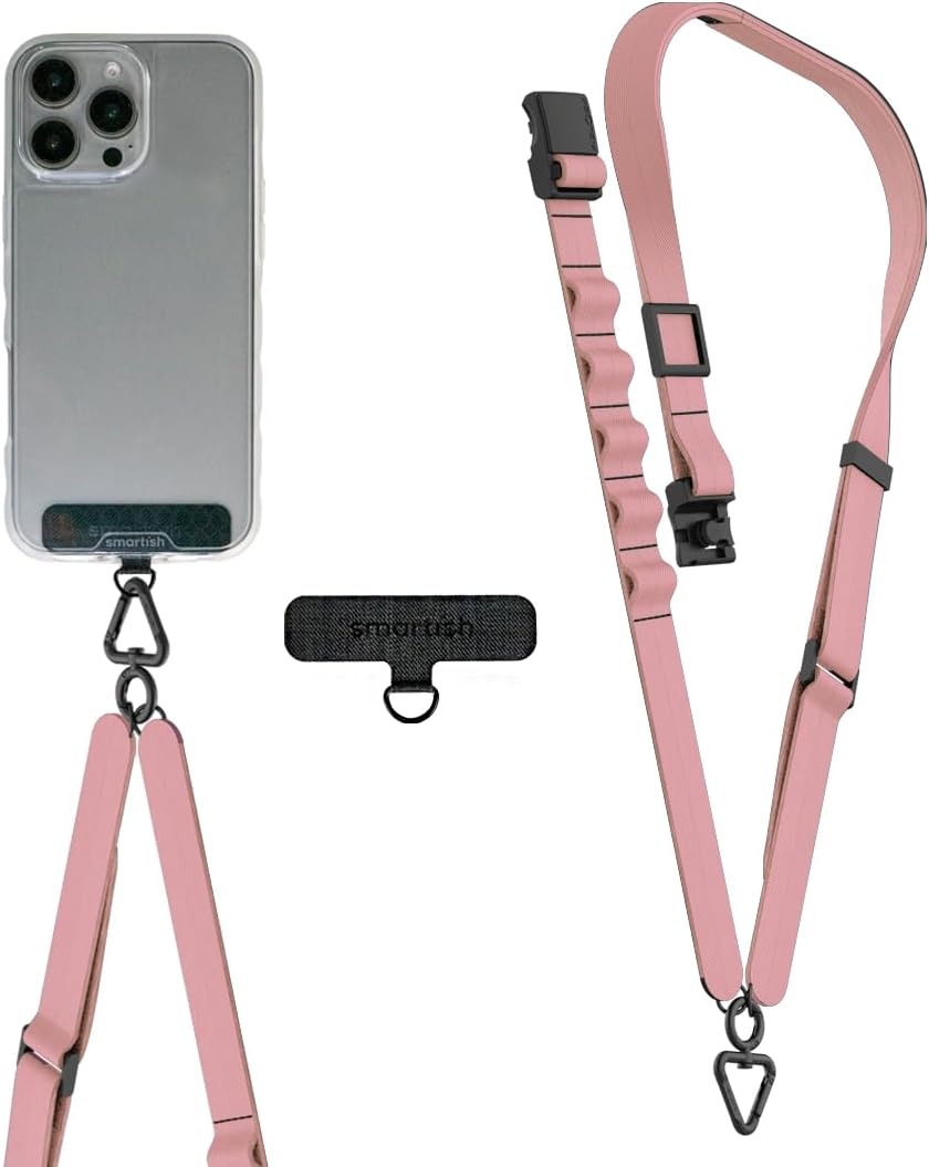 Thumbnail 6 de Smartish Case Clinger Phone Lanyard with Adjustable Black Rope Strap
