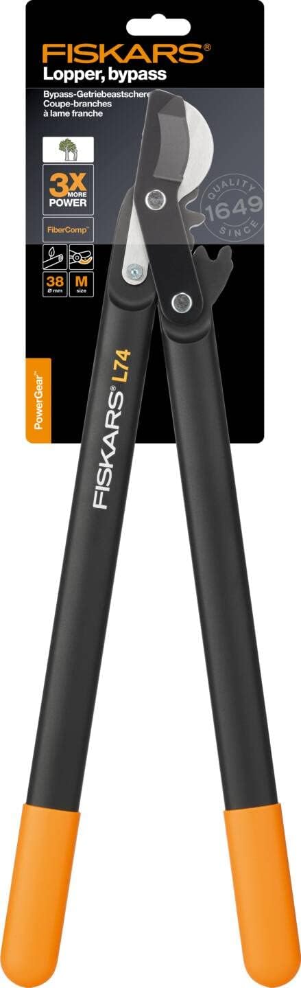 Thumbnail 5 de Fiskars PowerGear II Bypass-Getriebeastschere L74 (55 cm) – Antihaftbeschichtet, Rostfreier Präzisionsstahl